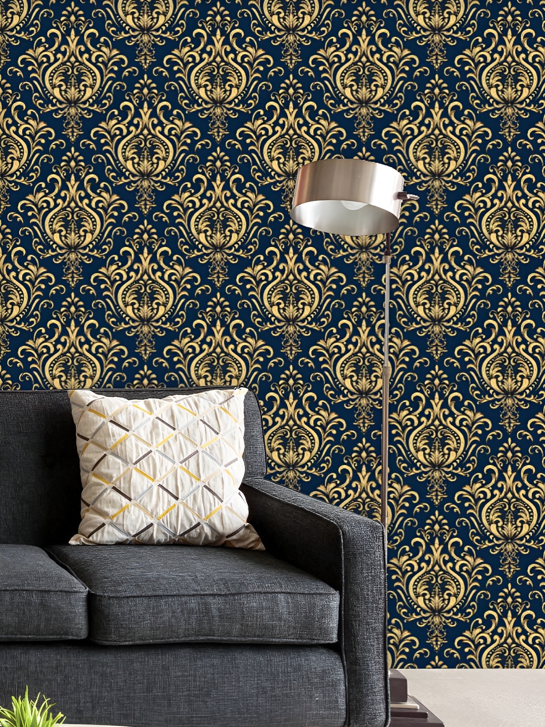 ArtzFolio Printed UV-Resistant Anti-Bacterial Luxury Damask Pattern Peel & Stick Wallpaper, Multi
ArtzFolio Printed UV-Resistant Anti-Bacterial Luxury Damask Pattern Peel & Stick Wallpaper, Multi