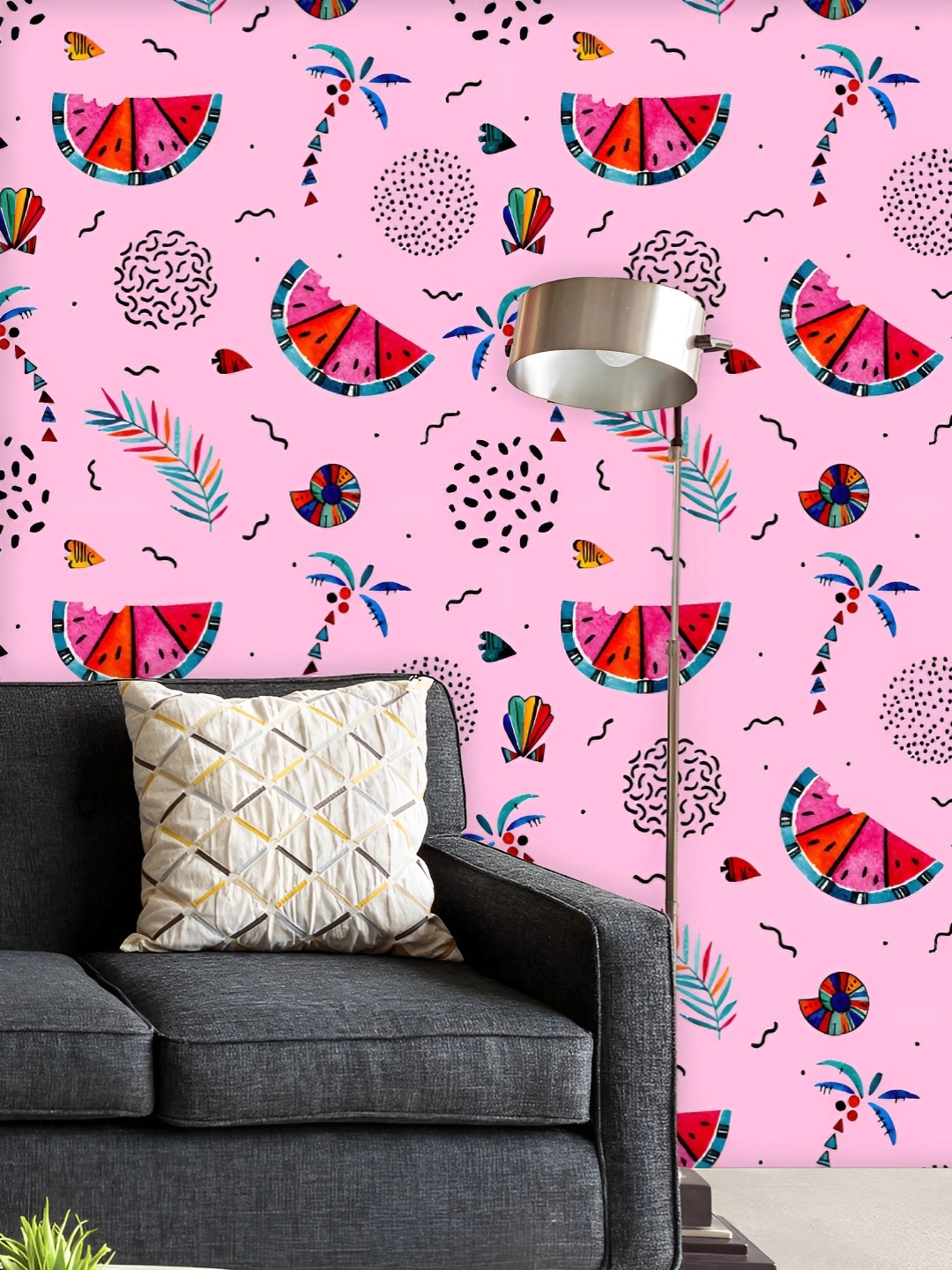ArtzFolio Printed UV-Resistant Anti-Bacterial Abstract Memphis Geometric Shapes Peel & Stick Wallpaper, Multi
ArtzFolio Printed UV-Resistant Anti-Bacterial Abstract Memphis Geometric Shapes Peel & Stick Wallpaper, Multi