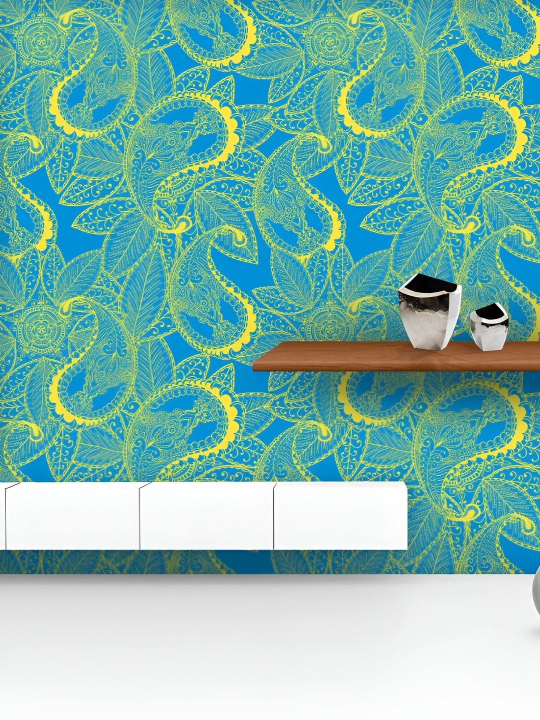 ArtzFolio Printed UV-Resistant Anti-Bacterial Bohemian Paisley Peel & Stick Wallpaper, Multi
ArtzFolio Printed UV-Resistant Anti-Bacterial Bohemian Paisley Peel & Stick Wallpaper, Multi