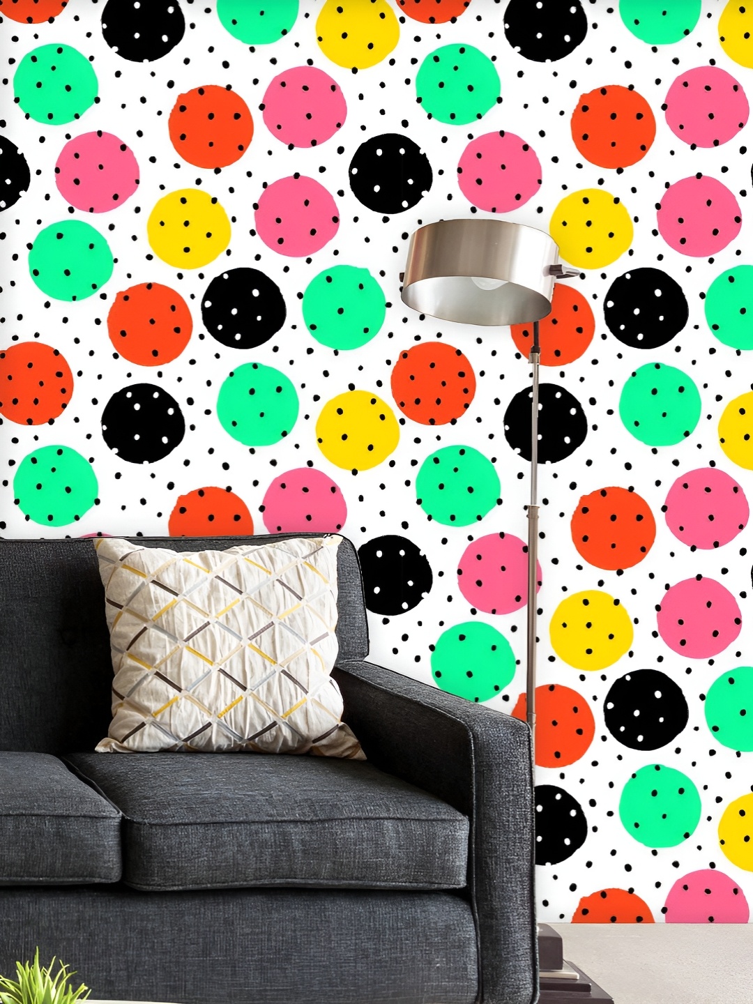 ArtzFolio Printed UV-Resistant Anti-Bacterial Hand-Drawn Polka Dots Peel & Stick Wallpaper, Multi
ArtzFolio Printed UV-Resistant Anti-Bacterial Hand-Drawn Polka Dots Peel & Stick Wallpaper, Multi