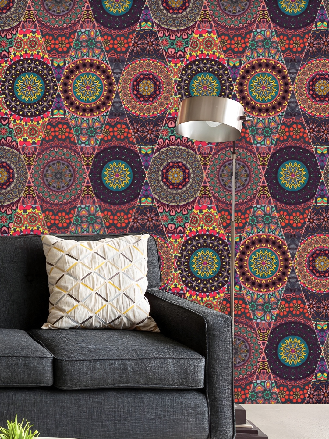 ArtzFolio Printed UV-Resistant Anti-Bacterial Vintage Floral Mandala 0 Peel & Stick Wallpaper, Multi
ArtzFolio Printed UV-Resistant Anti-Bacterial Vintage Floral Mandala 0 Peel & Stick Wallpaper, Multi