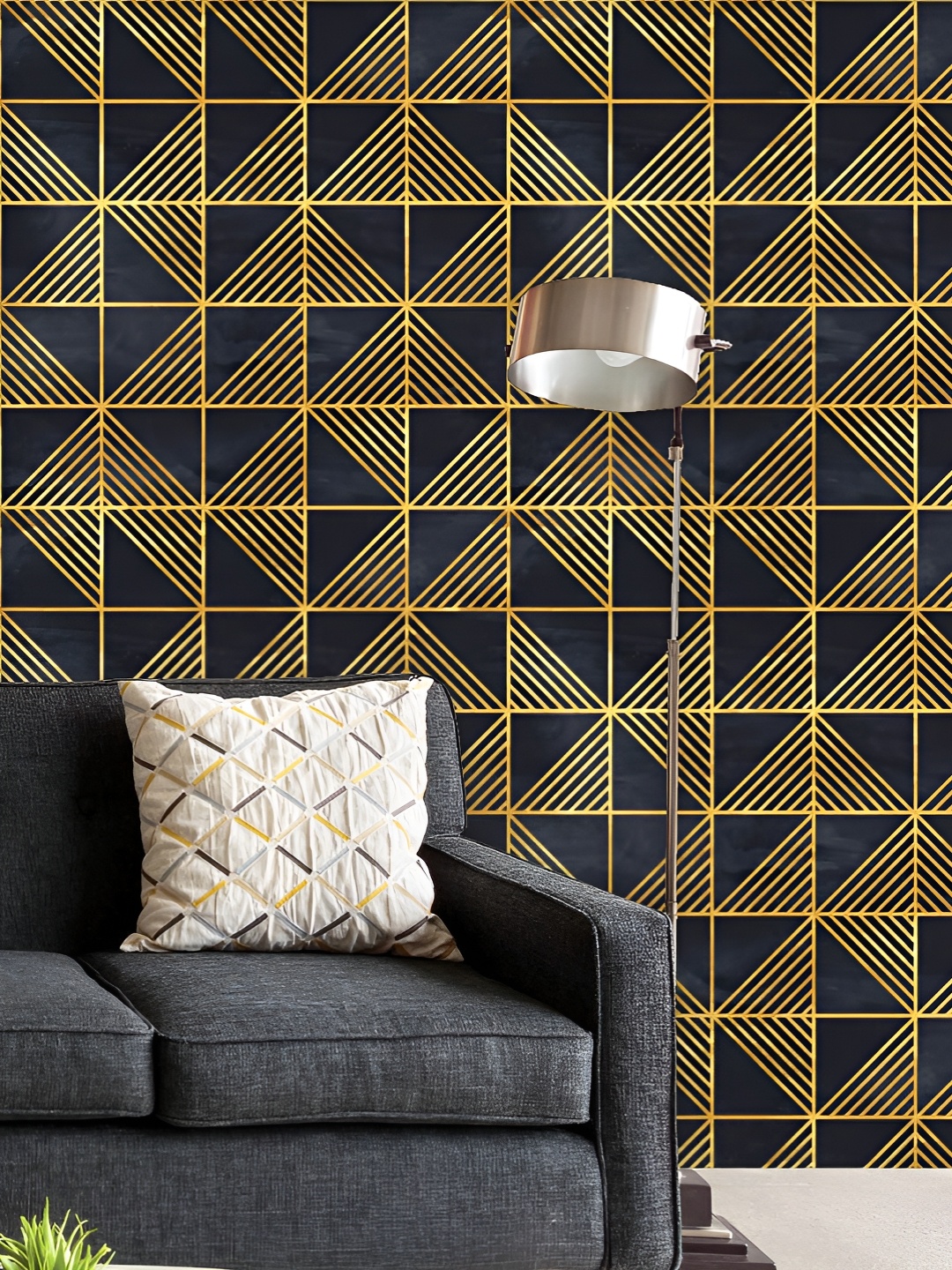ArtzFolio Printed UV-Resistant Anti-Bacterial Geometric Pattern Peel & Stick Wallpaper, Multi
ArtzFolio Printed UV-Resistant Anti-Bacterial Geometric Pattern Peel & Stick Wallpaper, Multi