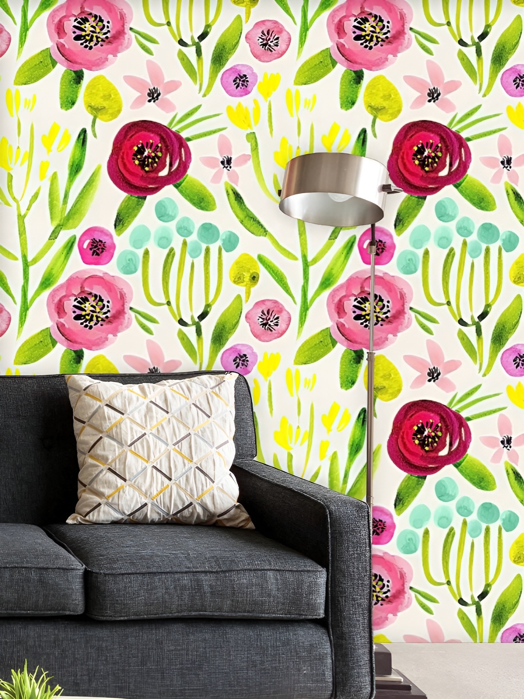 ArtzFolio Printed UV-Resistant Anti-Bacterial Watercolor Floral Pattern Peel & Stick Wallpaper, Multi
ArtzFolio Printed UV-Resistant Anti-Bacterial Watercolor Floral Pattern Peel & Stick Wallpaper, Multi