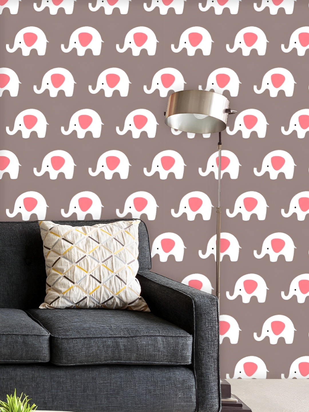 ArtzFolio Printed UV-Resistant Anti-Bacterial Baby Elephants Peel & Stick Wallpaper, Multi
ArtzFolio Printed UV-Resistant Anti-Bacterial Baby Elephants Peel & Stick Wallpaper, Multi