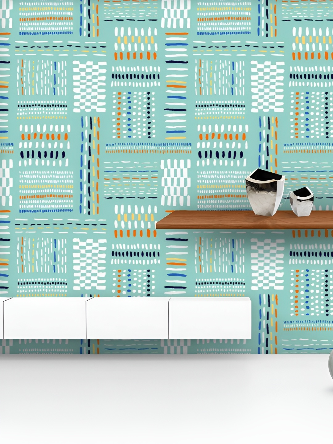 ArtzFolio Printed UV-Resistant Anti-Bacterial Abstract Tribal Marks Peel & Stick Wallpaper, Multi
ArtzFolio Printed UV-Resistant Anti-Bacterial Abstract Tribal Marks Peel & Stick Wallpaper, Multi