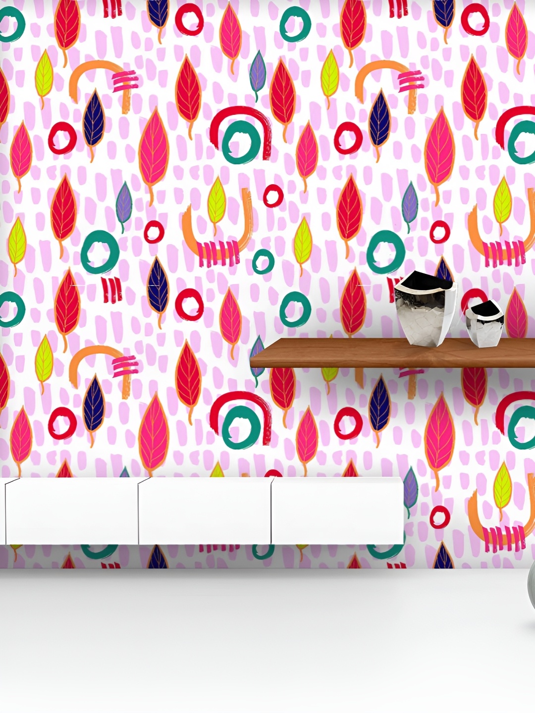 ArtzFolio Printed UV-Resistant Anti-Bacterial Abstract Floral Pattern Peel & Stick Wallpaper, Multi
ArtzFolio Printed UV-Resistant Anti-Bacterial Abstract Floral Pattern Peel & Stick Wallpaper, Multi