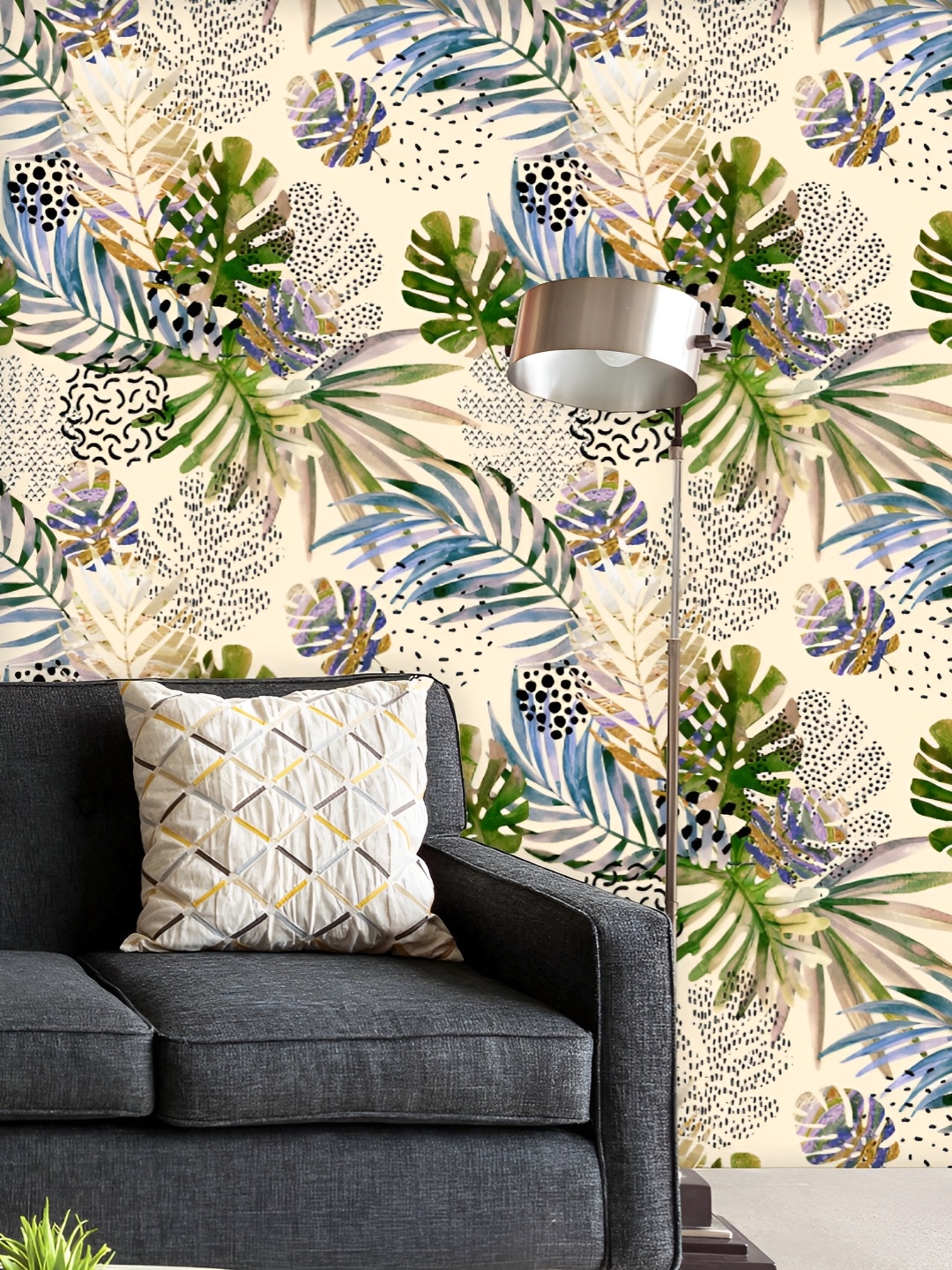 ArtzFolio Printed UV-Resistant Anti-Bacterial Watercolor Tropical Leaves Peel & Stick Wallpaper, Multi
ArtzFolio Printed UV-Resistant Anti-Bacterial Watercolor Tropical Leaves Peel & Stick Wallpaper, Multi