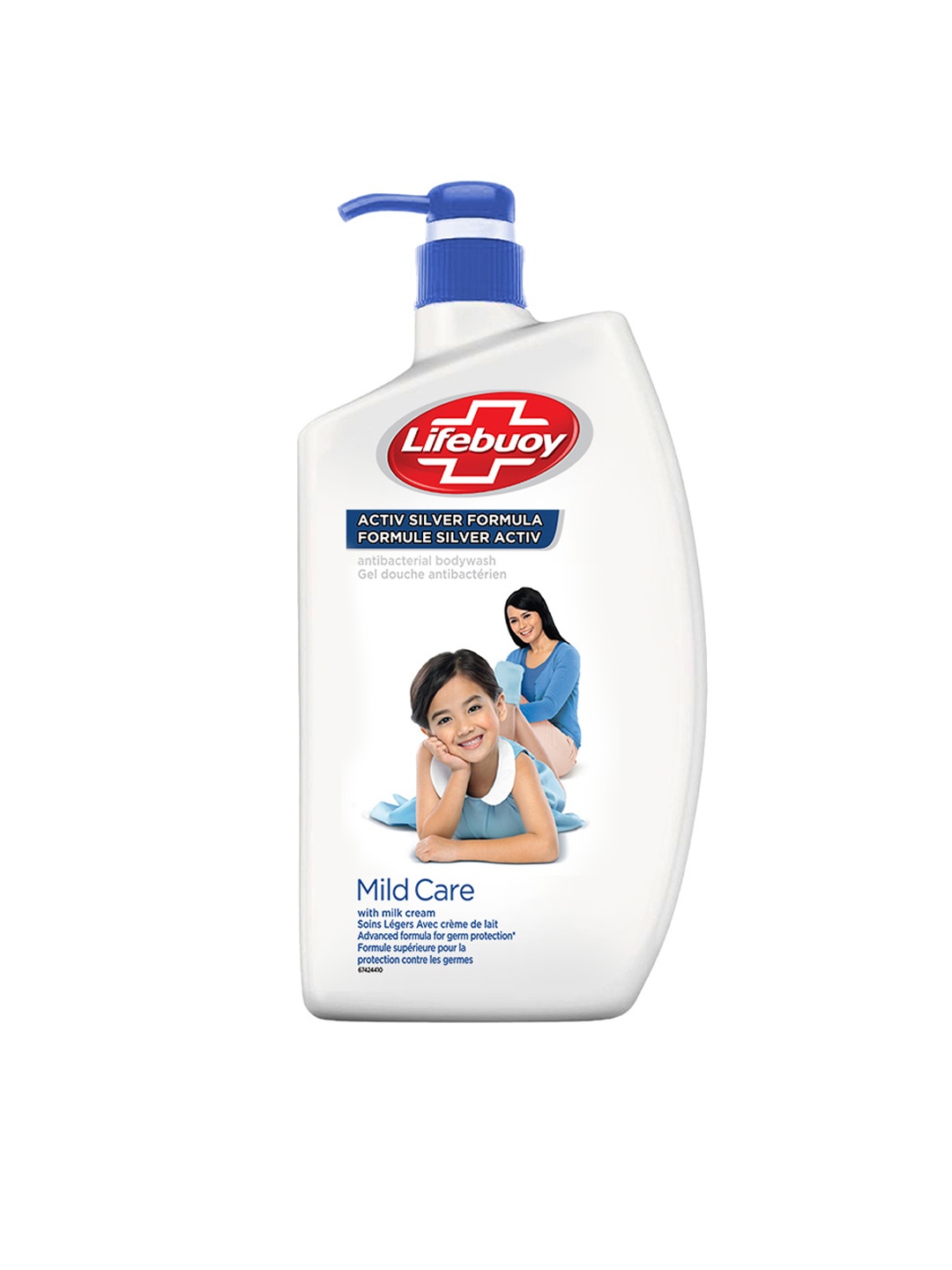 Lifebuoy Mild Care Anti-Baceterial Body Wash with Activ Silver Formula - 1 L, White
Lifebuoy Mild Care Anti-Baceterial Body Wash with Activ Silver Formula - 1 L, White