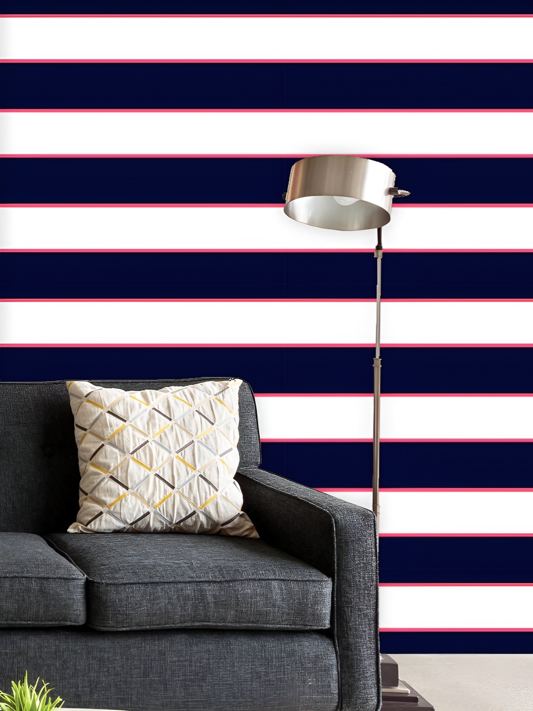 ArtzFolio Printed UV-Resistant Anti-Bacterial Colorful Horizontal Stripes Peel & Stick Wallpaper, Multi
ArtzFolio Printed UV-Resistant Anti-Bacterial Colorful Horizontal Stripes Peel & Stick Wallpaper, Multi