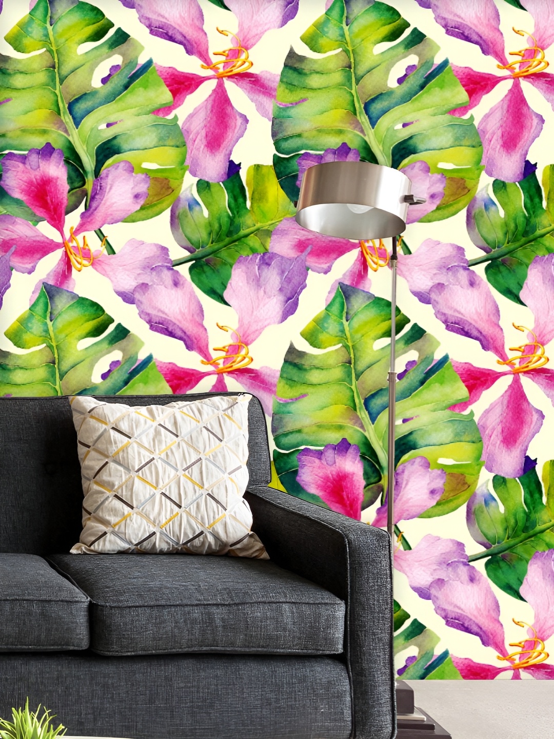 ArtzFolio Printed UV-Resistant Anti-Bacterial Hawaiian Watercolor Hibiscus Peel & Stick Wallpaper, Multi
ArtzFolio Printed UV-Resistant Anti-Bacterial Hawaiian Watercolor Hibiscus Peel & Stick Wallpaper, Multi