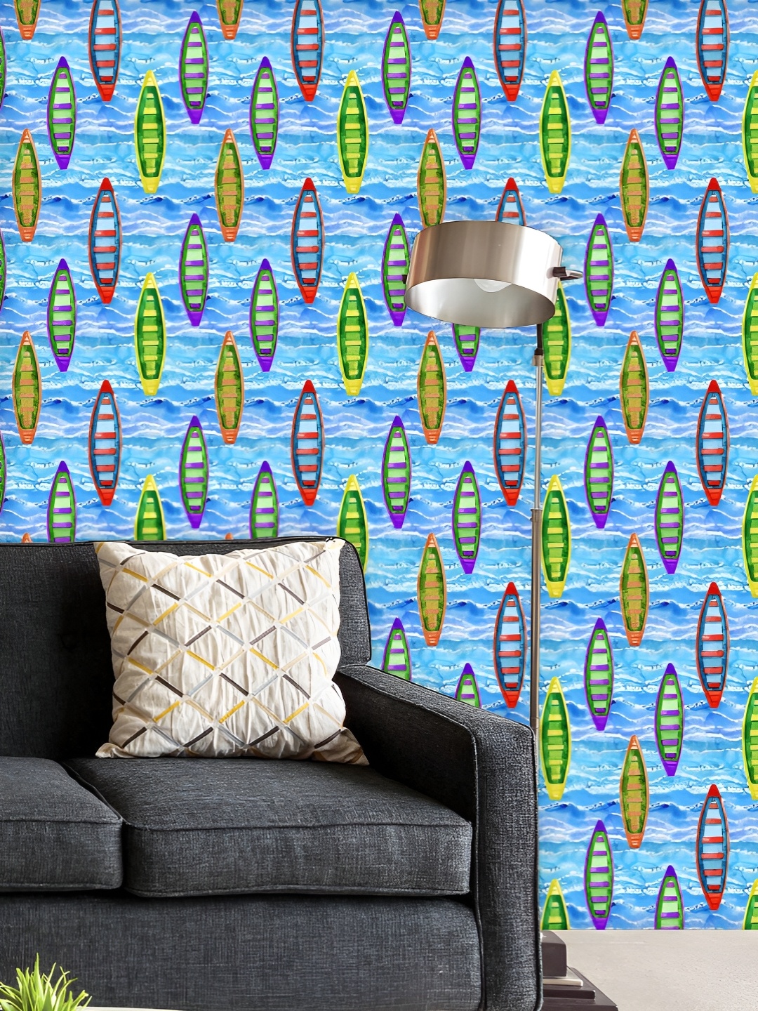 ArtzFolio Printed UV-Resistant Anti-Bacterial Rowing Boats Peel & Stick Wallpaper, Multi
ArtzFolio Printed UV-Resistant Anti-Bacterial Rowing Boats Peel & Stick Wallpaper, Multi
