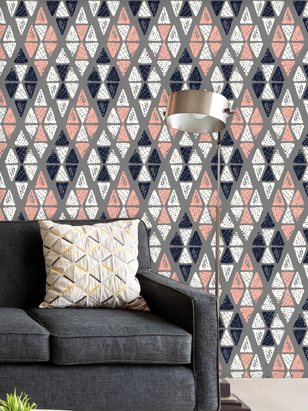 ArtzFolio Printed UV-Resistant Anti-Bacterial Tribal Textured Argyle Peel & Stick Wallpaper, Multi
ArtzFolio Printed UV-Resistant Anti-Bacterial Tribal Textured Argyle Peel & Stick Wallpaper, Multi
