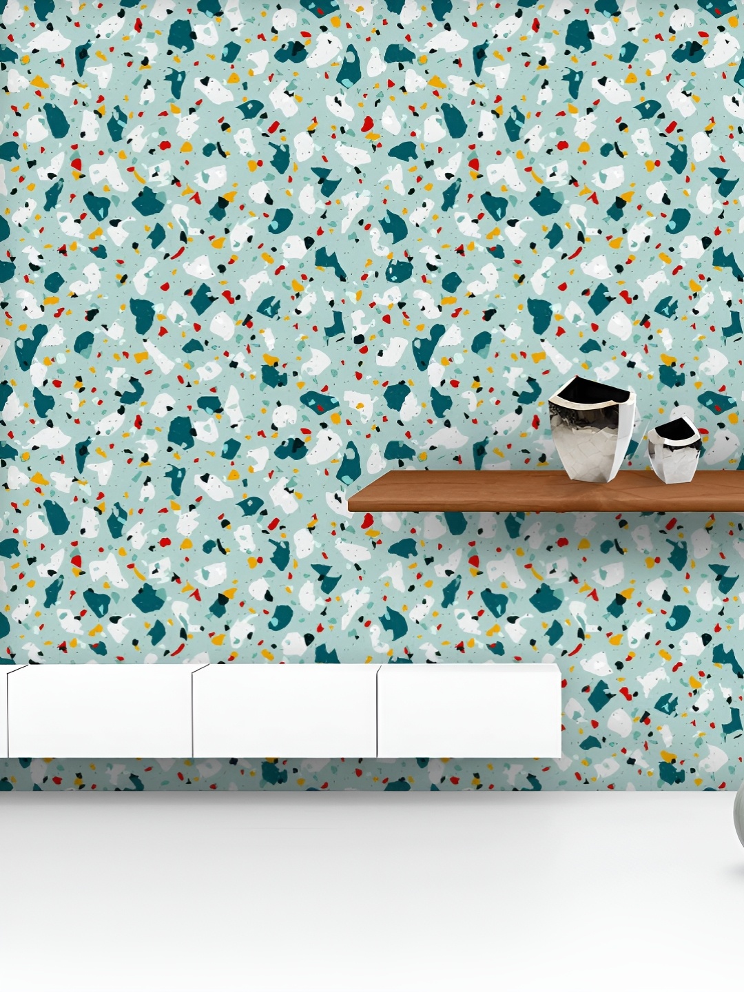 ArtzFolio Printed UV-Resistant Anti-Bacterial Abstract Terrazzo Peel & Stick Wallpaper, Multi
ArtzFolio Printed UV-Resistant Anti-Bacterial Abstract Terrazzo Peel & Stick Wallpaper, Multi