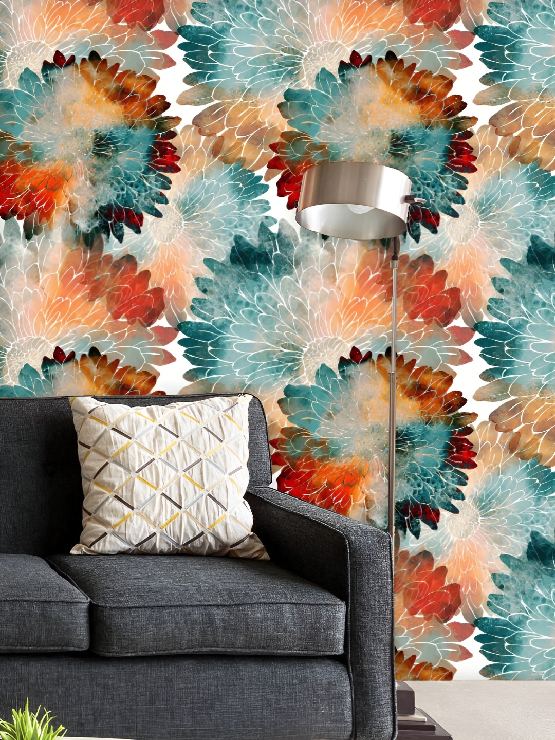 ArtzFolio Printed UV-Resistant Anti-Bacterial Japanese Watercolor Chrysanthemum Peel & Stick Wallpaper, Multi
ArtzFolio Printed UV-Resistant Anti-Bacterial Japanese Watercolor Chrysanthemum Peel & Stick Wallpaper, Multi