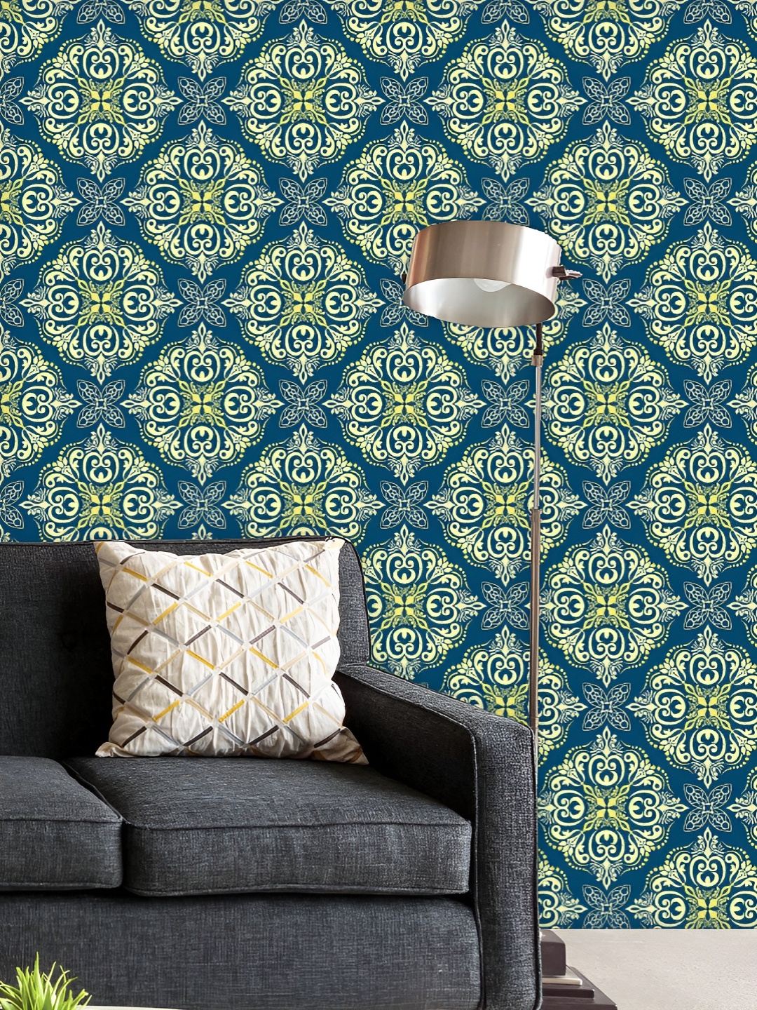ArtzFolio Printed UV-Resistant Anti-Bacterial Arabic Floral Pattern Peel & Stick Wallpaper, Multi
ArtzFolio Printed UV-Resistant Anti-Bacterial Arabic Floral Pattern Peel & Stick Wallpaper, Multi
