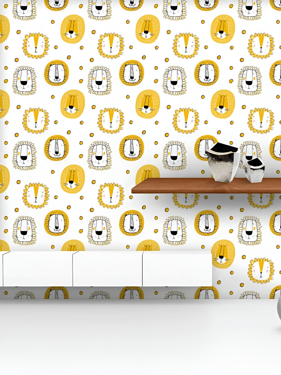 ArtzFolio Printed UV-Resistant Anti-Bacterial Lion Cub Peel & Stick Wallpaper, Multi
ArtzFolio Printed UV-Resistant Anti-Bacterial Lion Cub Peel & Stick Wallpaper, Multi
