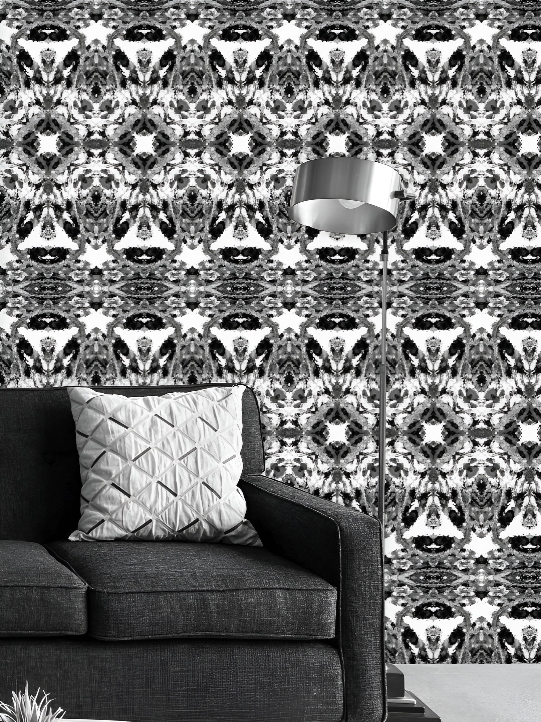 ArtzFolio Printed UV-Resistant Anti-Bacterial Black White Pattern Peel & Stick Wallpaper, Multi
ArtzFolio Printed UV-Resistant Anti-Bacterial Black White Pattern Peel & Stick Wallpaper, Multi