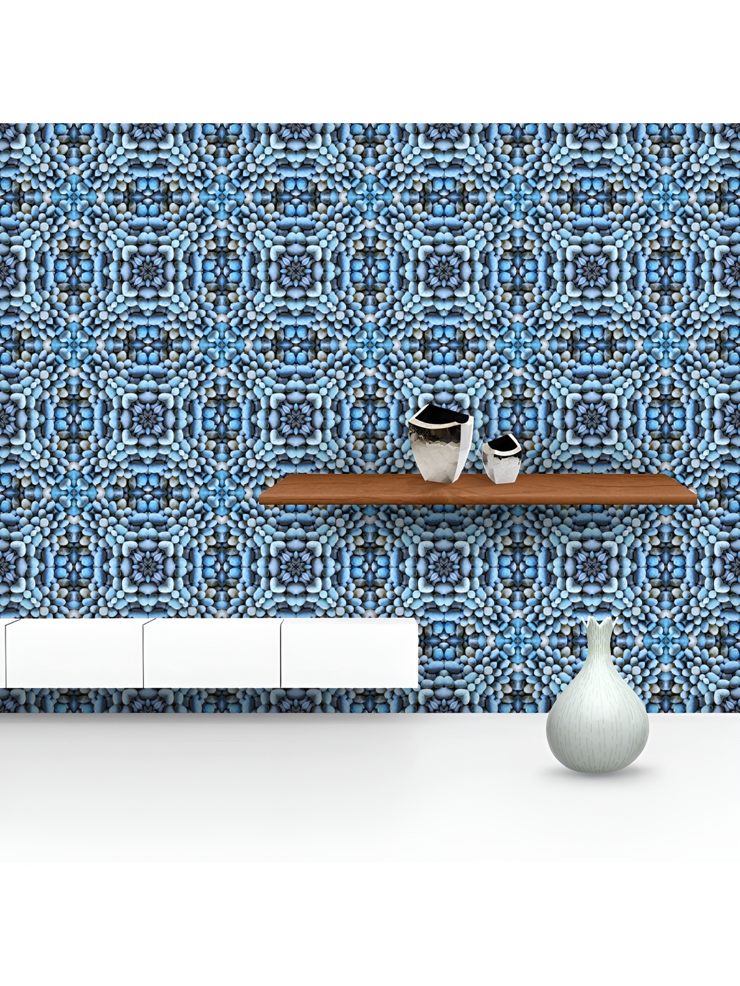 ArtzFolio Printed UV-Resistant Anti-Bacterial Blue Stone Pattern Peel & Stick Wallpaper, Multi
ArtzFolio Printed UV-Resistant Anti-Bacterial Blue Stone Pattern Peel & Stick Wallpaper, Multi