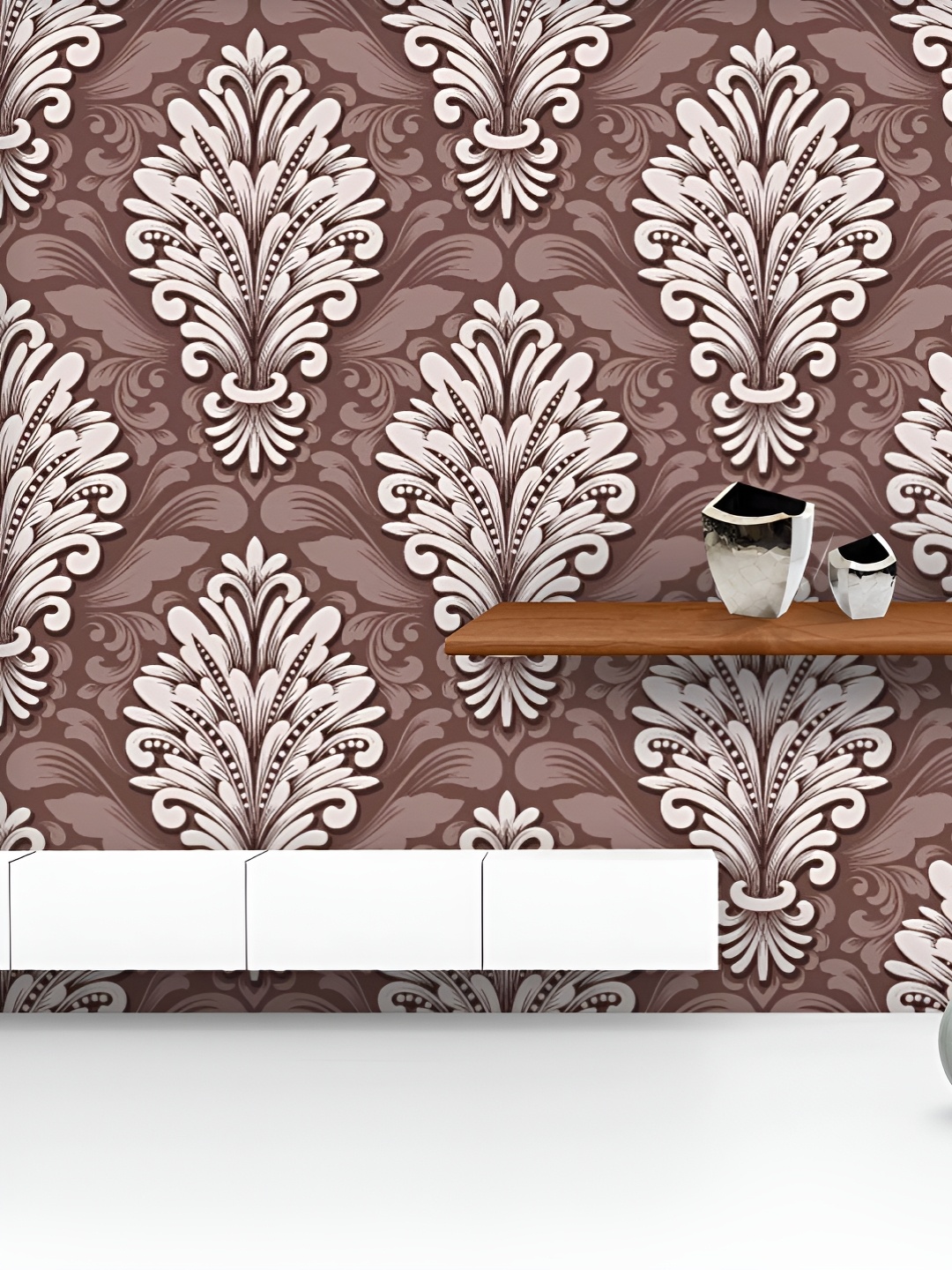 ArtzFolio Printed UV-Resistant Anti-Bacterial D Damask Pattern Peel & Stick Wallpaper, Multi
ArtzFolio Printed UV-Resistant Anti-Bacterial D Damask Pattern Peel & Stick Wallpaper, Multi