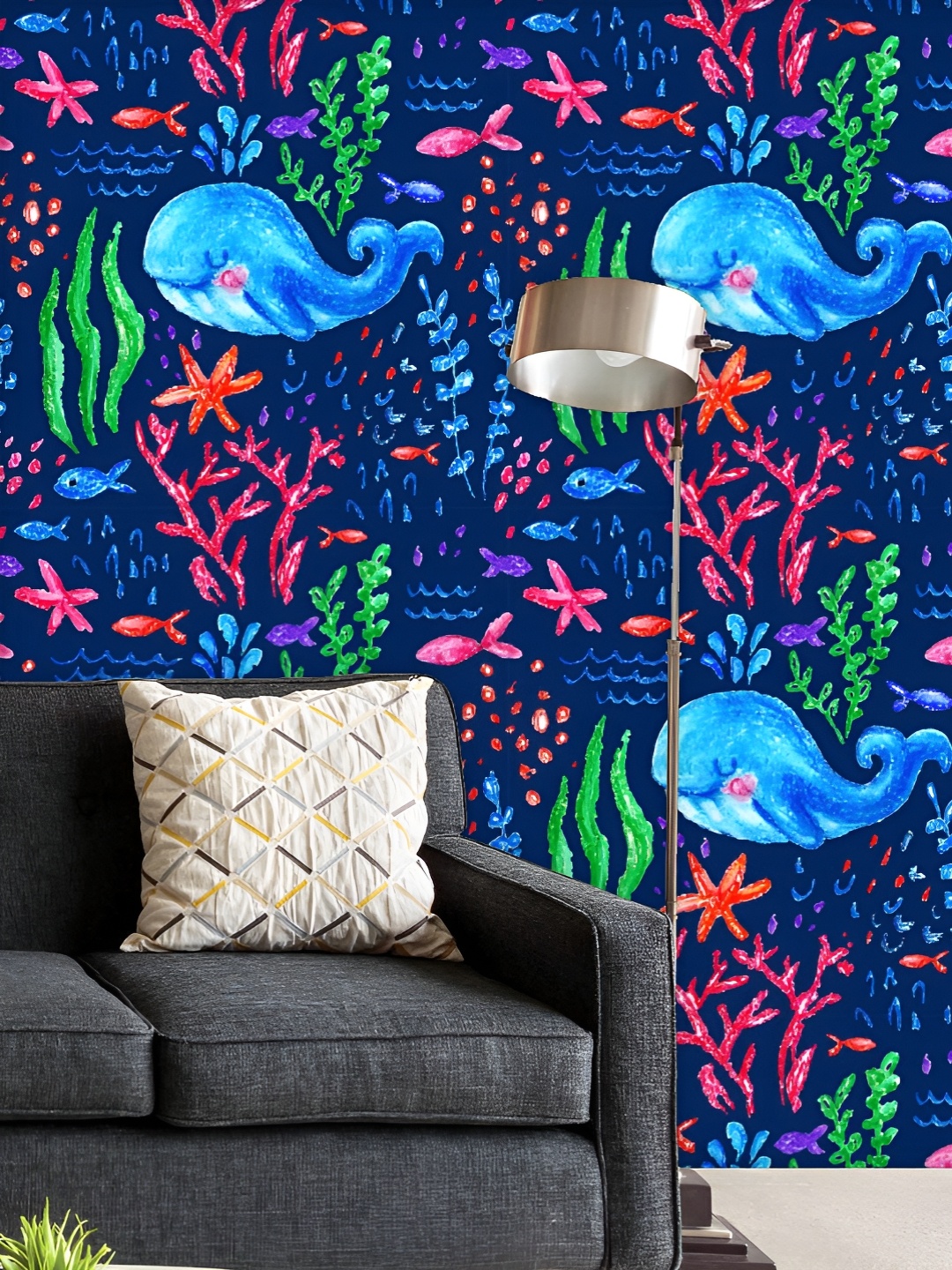 ArtzFolio Printed UV-Resistant Anti-Bacterial Crayon Childlike Marin Peel & Stick Wallpaper, Multi
ArtzFolio Printed UV-Resistant Anti-Bacterial Crayon Childlike Marin Peel & Stick Wallpaper, Multi