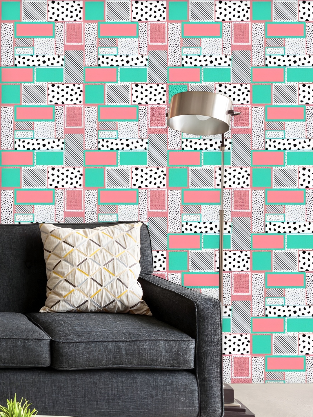 ArtzFolio Printed UV-Resistant Anti-Bacterial Colorful Rectangles Peel & Stick Wallpaper, Multi
ArtzFolio Printed UV-Resistant Anti-Bacterial Colorful Rectangles Peel & Stick Wallpaper, Multi