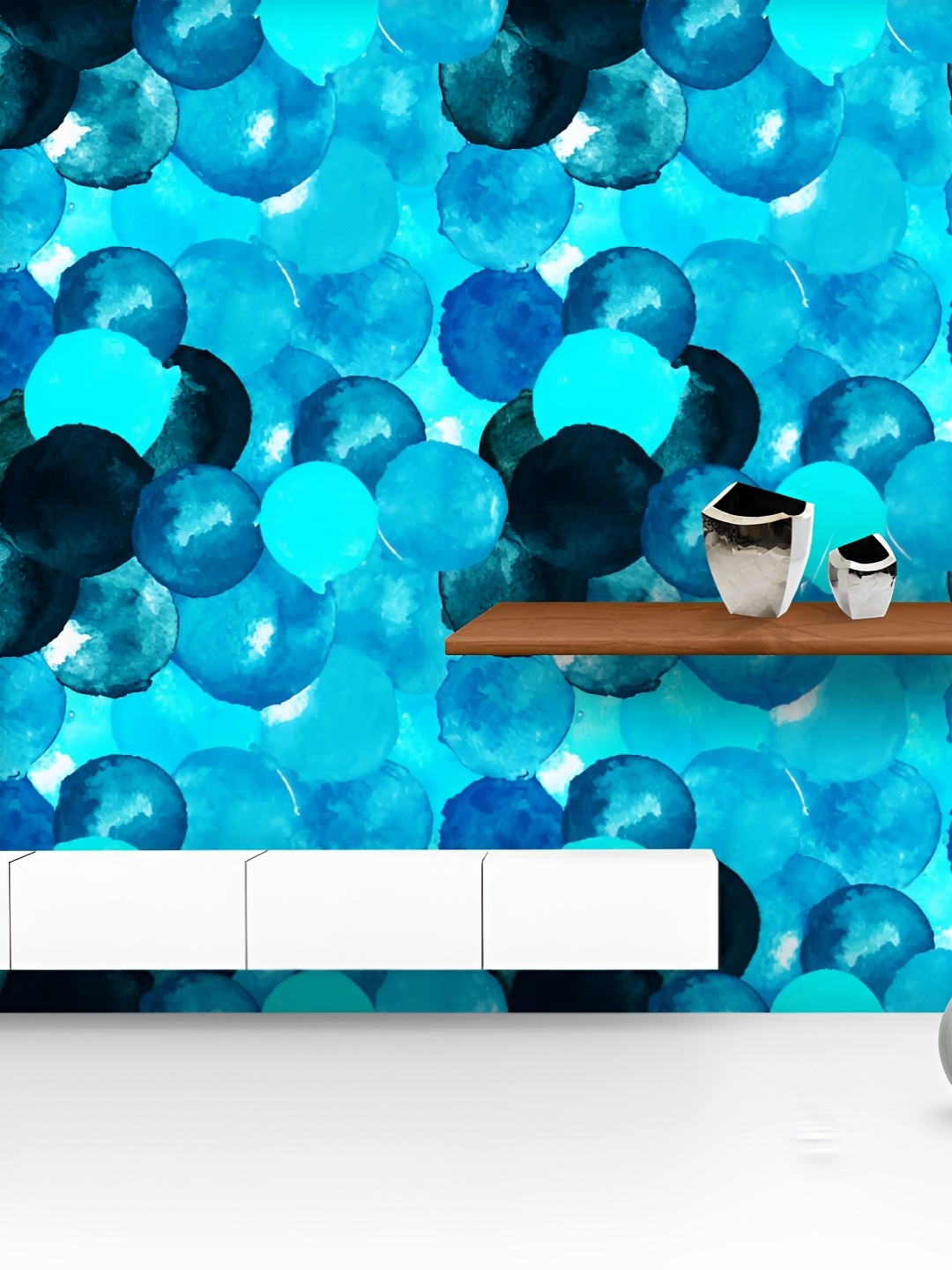 ArtzFolio Printed UV-Resistant Anti-Bacterial Blue Watercolor Circles Peel & Stick Wallpaper, Multi
ArtzFolio Printed UV-Resistant Anti-Bacterial Blue Watercolor Circles Peel & Stick Wallpaper, Multi