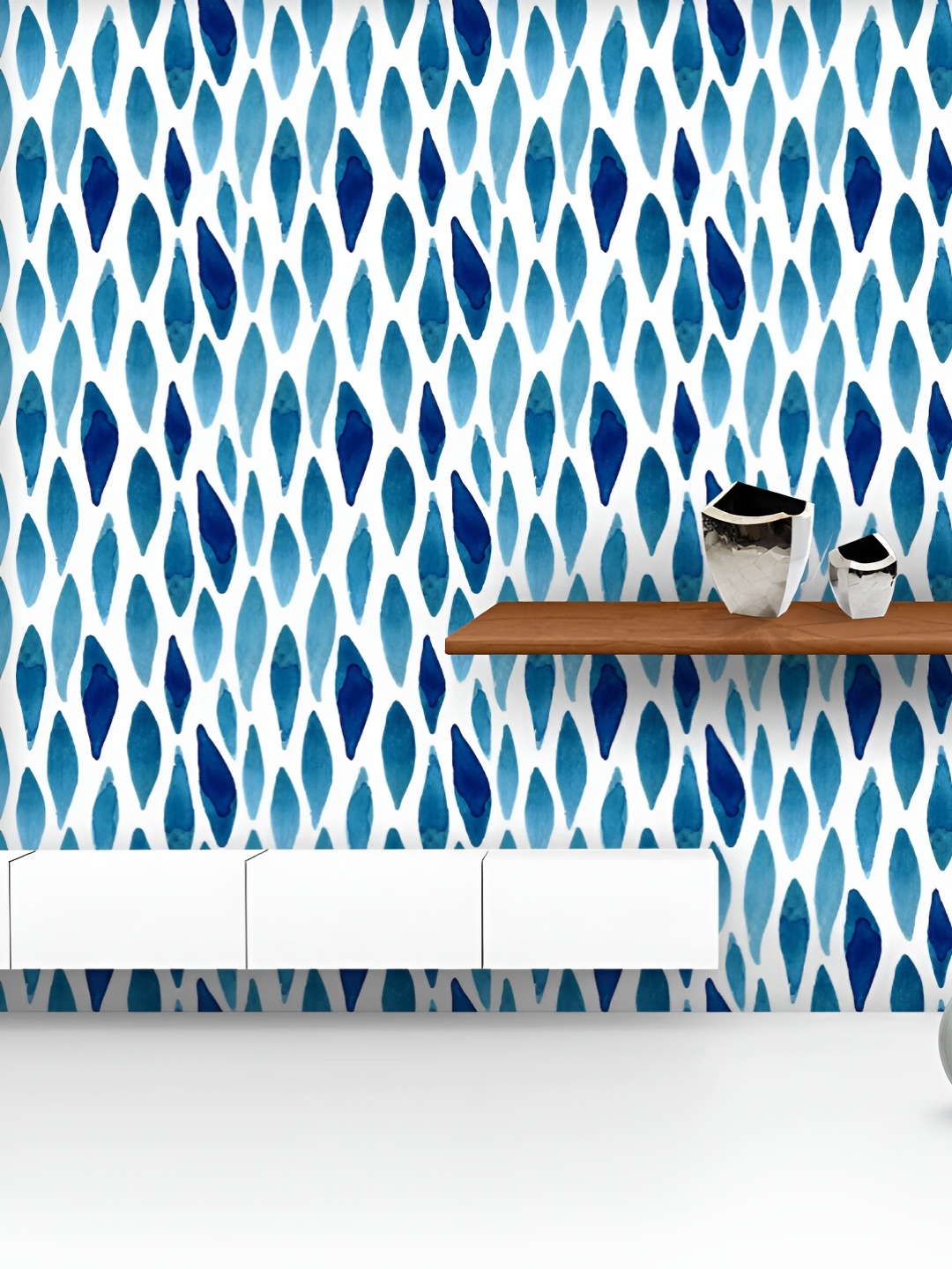 ArtzFolio Printed UV-Resistant Anti-Bacterial Hand Painted Watercolor Waved Shapes Peel & Stick Wallpaper, Multi
ArtzFolio Printed UV-Resistant Anti-Bacterial Hand Painted Watercolor Waved Shapes Peel & Stick Wallpaper, Multi