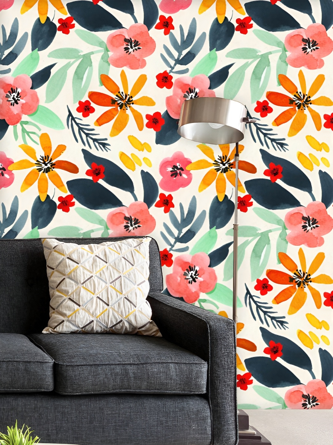 ArtzFolio Printed UV-Resistant Anti-Bacterial Watercolor Floral Peel & Stick Wallpaper, Multi
ArtzFolio Printed UV-Resistant Anti-Bacterial Watercolor Floral Peel & Stick Wallpaper, Multi