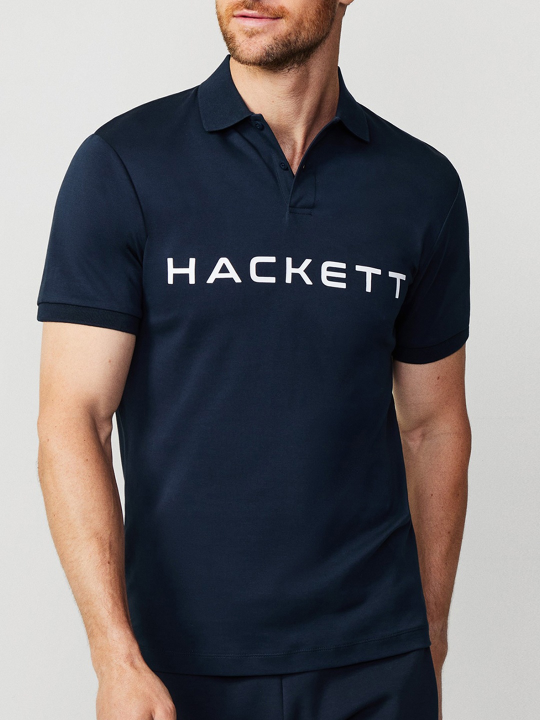 HACKETT LONDON Men Polo Collar Typography Printed Cotton Slim Fit T-shirt, Navy blue
HACKETT LONDON Men Polo Collar Typography Printed Cotton Slim Fit T-shirt, Navy blue
