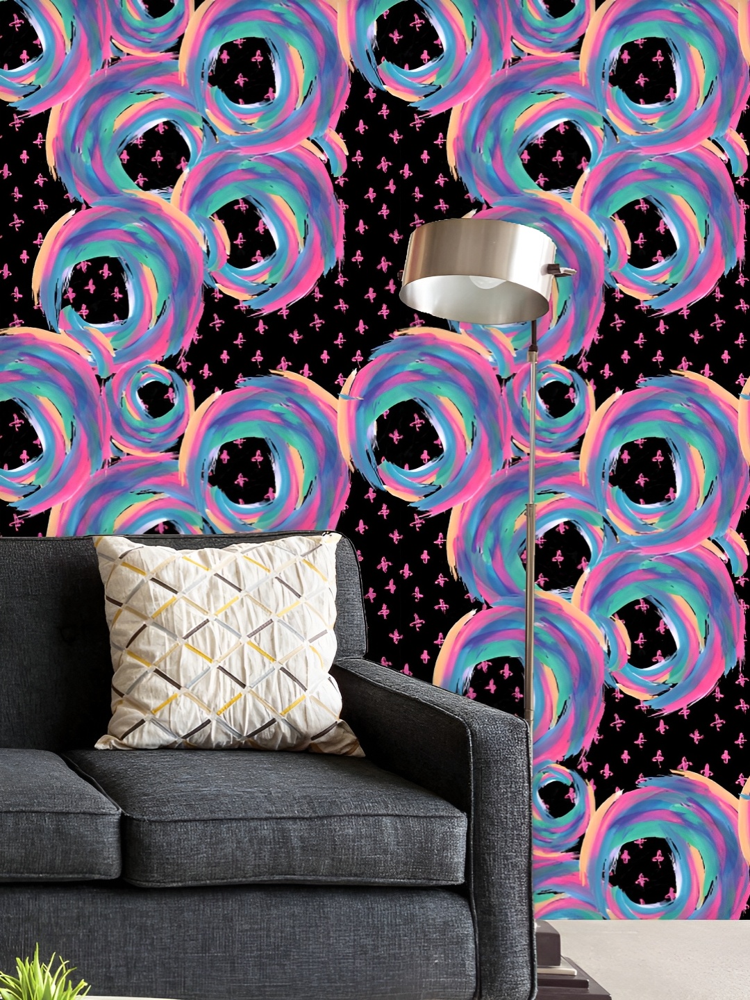ArtzFolio Printed UV-Resistant Anti-Bacterial Abstract Circles Brushstrokes Peel & Stick Wallpaper, Multi
ArtzFolio Printed UV-Resistant Anti-Bacterial Abstract Circles Brushstrokes Peel & Stick Wallpaper, Multi