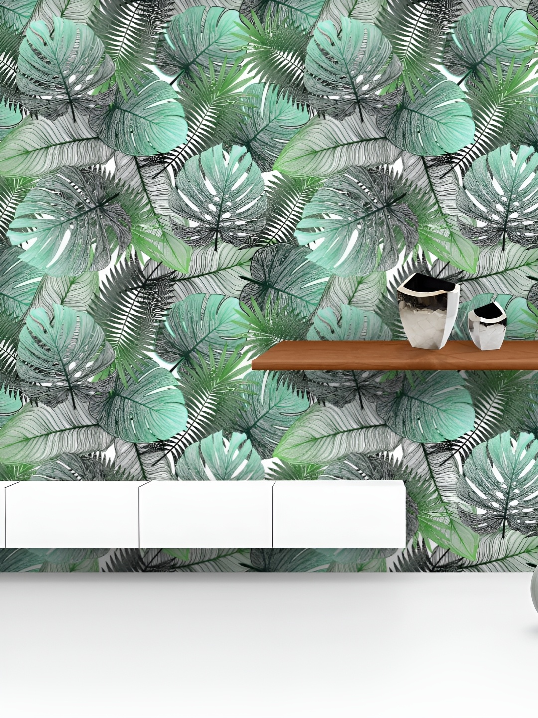 ArtzFolio Printed UV-Resistant Anti-Bacterial Tropical Palm Leaves Peel & Stick Wallpaper, Multi
ArtzFolio Printed UV-Resistant Anti-Bacterial Tropical Palm Leaves Peel & Stick Wallpaper, Multi