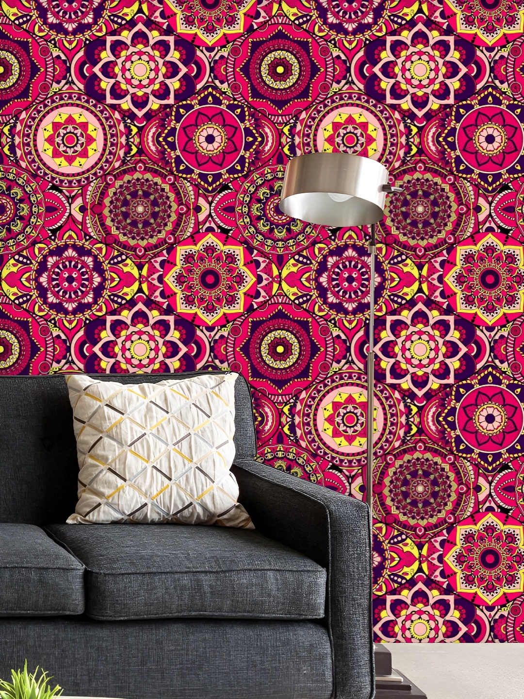 ArtzFolio Printed UV-Resistant Anti-Bacterial Vintage Arabic Indian Motifs Peel & Stick Wallpaper, Multi
ArtzFolio Printed UV-Resistant Anti-Bacterial Vintage Arabic Indian Motifs Peel & Stick Wallpaper, Multi