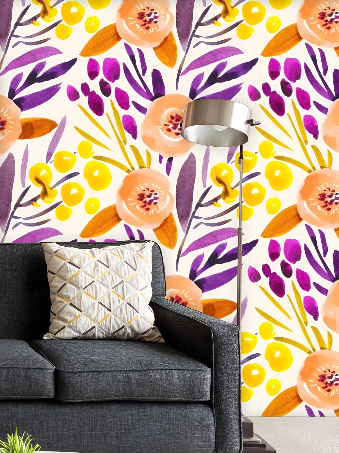 ArtzFolio Printed UV-Resistant Anti-Bacterial Watercolor Floral Pattern Peel & Stick Wallpaper, Multi
ArtzFolio Printed UV-Resistant Anti-Bacterial Watercolor Floral Pattern Peel & Stick Wallpaper, Multi