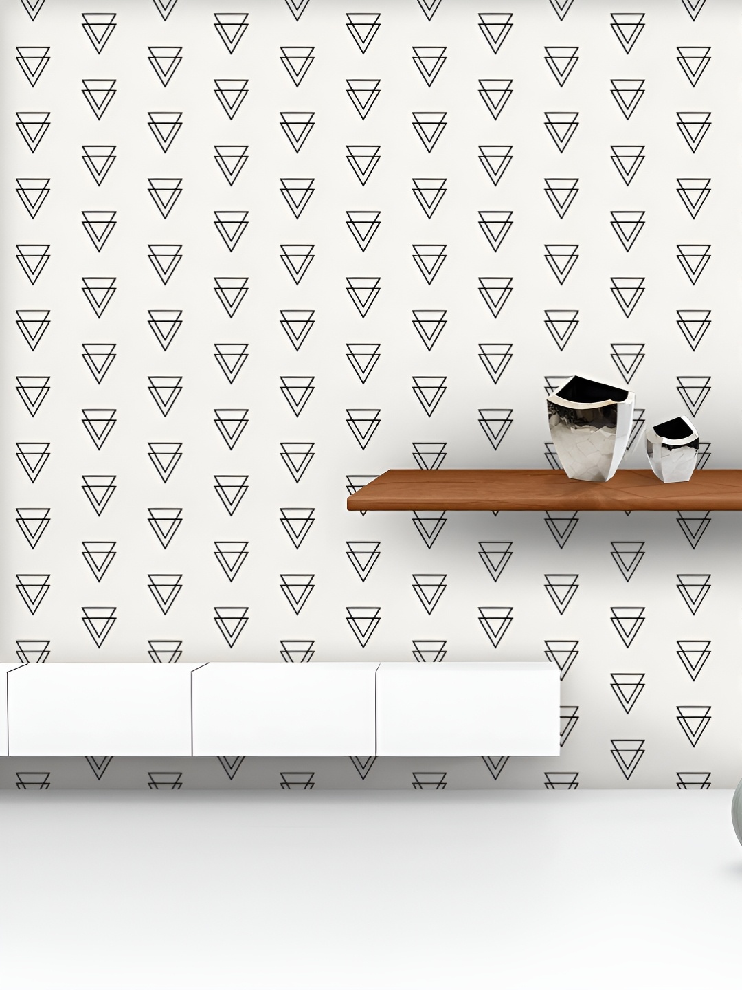 ArtzFolio Printed UV-Resistant Anti-Bacterial Modern Repeat Triangles Peel & Stick Wallpaper, Multi
ArtzFolio Printed UV-Resistant Anti-Bacterial Modern Repeat Triangles Peel & Stick Wallpaper, Multi