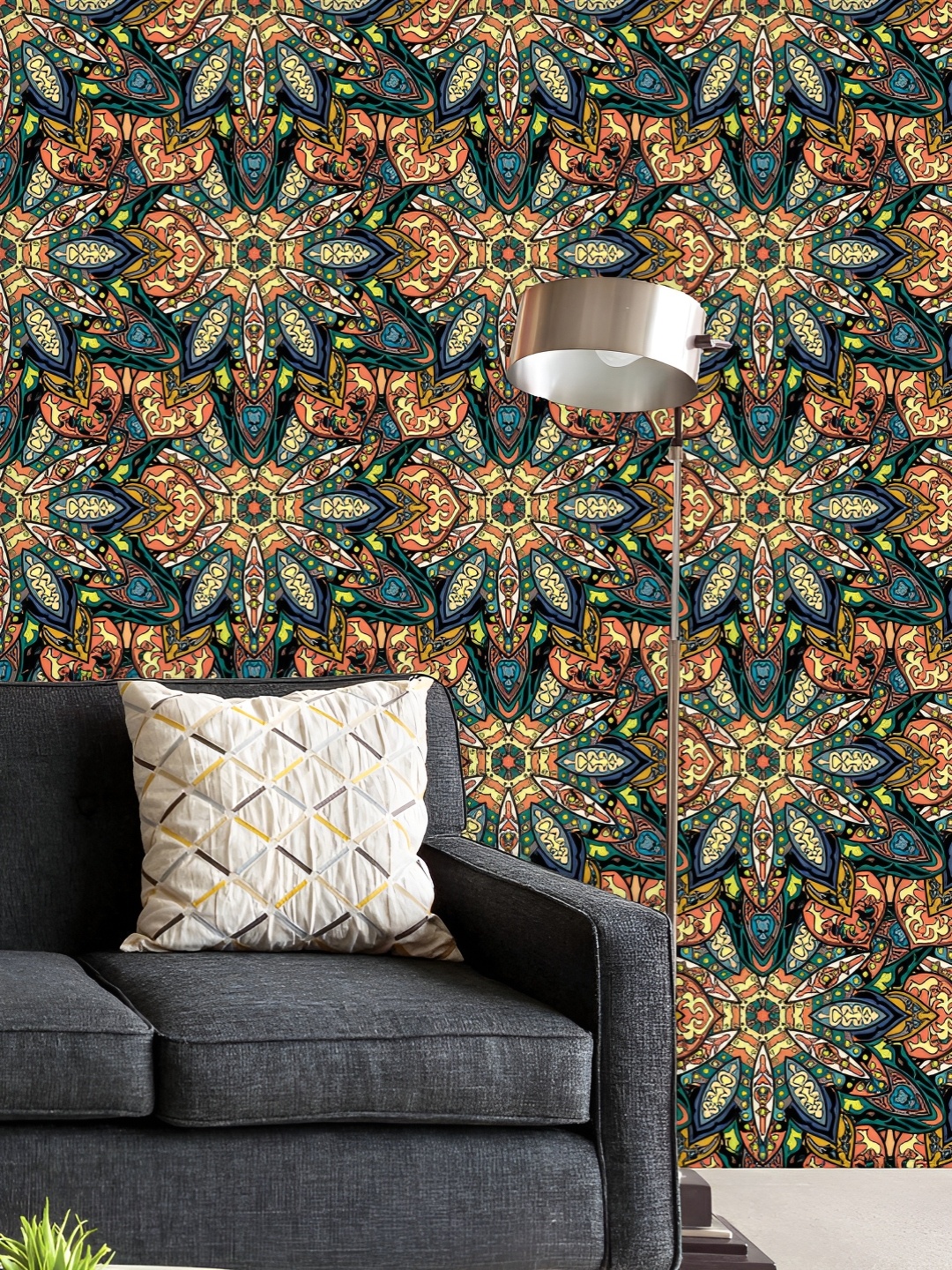 ArtzFolio Printed UV-Resistant Anti-Bacterial Ornate Vintage Mandala Peel & Stick Wallpaper, Multi
ArtzFolio Printed UV-Resistant Anti-Bacterial Ornate Vintage Mandala Peel & Stick Wallpaper, Multi