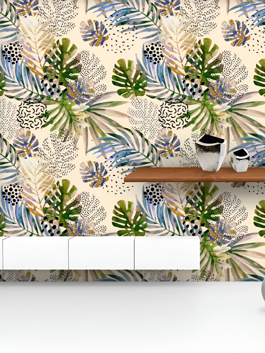 ArtzFolio Printed UV-Resistant Anti-Bacterial Watercolor Tropical Leaves Peel & Stick Wallpaper, Multi
ArtzFolio Printed UV-Resistant Anti-Bacterial Watercolor Tropical Leaves Peel & Stick Wallpaper, Multi