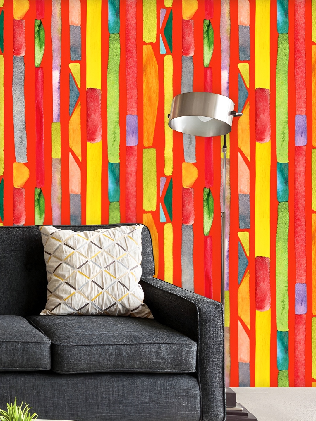 ArtzFolio Printed UV-Resistant Anti-Bacterial Multicolored Kaleidoscope Lines Peel & Stick Wallpaper, Multi
ArtzFolio Printed UV-Resistant Anti-Bacterial Multicolored Kaleidoscope Lines Peel & Stick Wallpaper, Multi