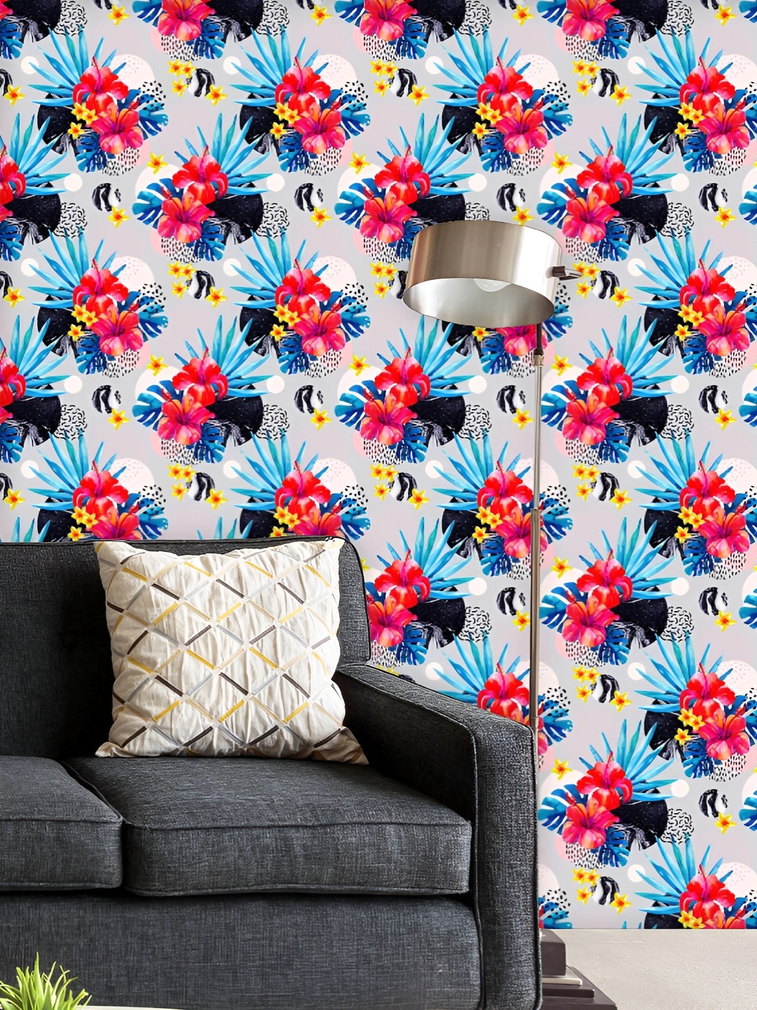 ArtzFolio Printed UV-Resistant Anti-Bacterial Watercolor Tropical Flowers Peel & Stick Wallpaper, Multi
ArtzFolio Printed UV-Resistant Anti-Bacterial Watercolor Tropical Flowers Peel & Stick Wallpaper, Multi