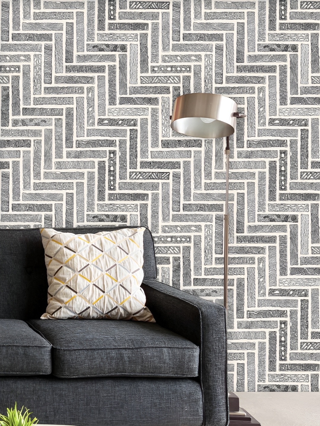 ArtzFolio Printed UV-Resistant Anti-Bacterial Monochrome Doodle Herringbone Peel & Stick Wallpaper, Multi
ArtzFolio Printed UV-Resistant Anti-Bacterial Monochrome Doodle Herringbone Peel & Stick Wallpaper, Multi