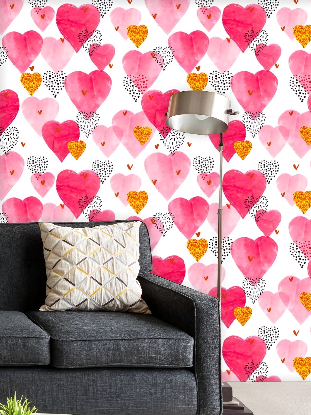 ArtzFolio Printed UV-Resistant Anti-Bacterial Pink Watercolor Hearts Peel & Stick Wallpaper, Multi
ArtzFolio Printed UV-Resistant Anti-Bacterial Pink Watercolor Hearts Peel & Stick Wallpaper, Multi