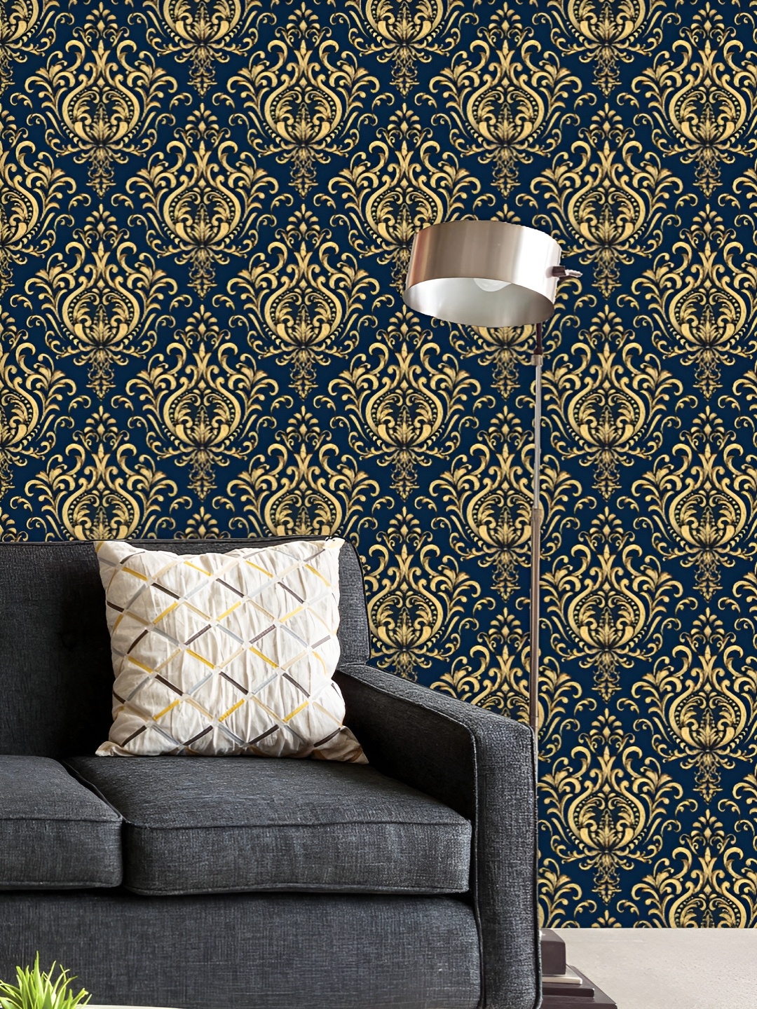 ArtzFolio Printed UV-Resistant Anti-Bacterial Luxury Damask Pattern Peel & Stick Wallpaper, Multi
ArtzFolio Printed UV-Resistant Anti-Bacterial Luxury Damask Pattern Peel & Stick Wallpaper, Multi