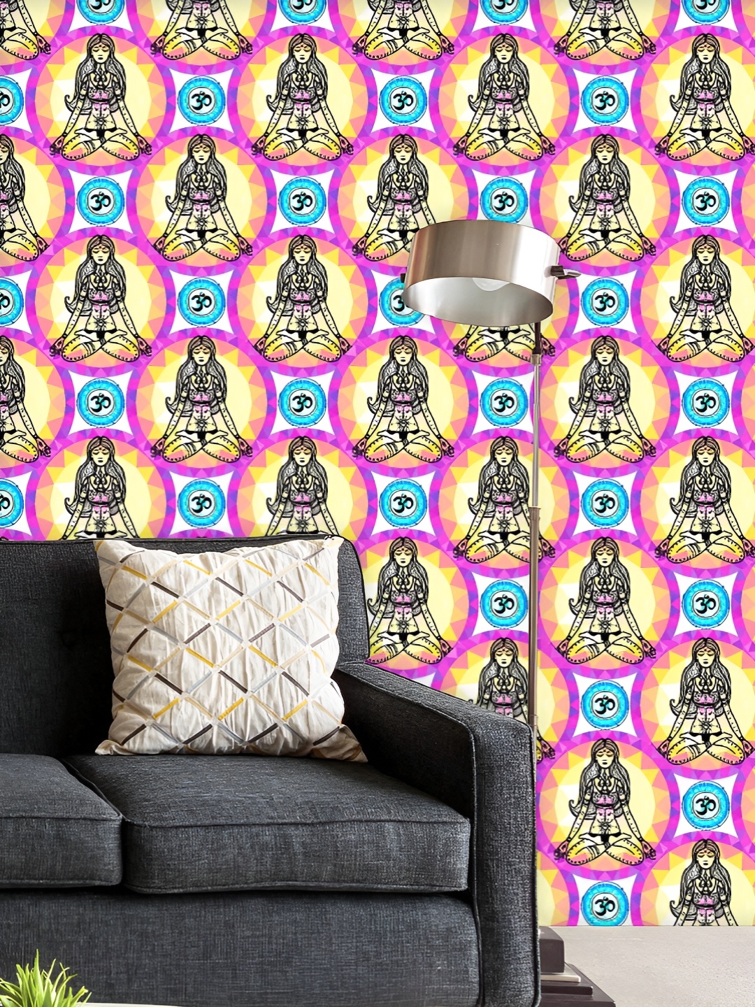 ArtzFolio Printed UV-Resistant Anti-Bacterial Traditional Indian Symbols Peel & Stick Wallpaper, Multi
ArtzFolio Printed UV-Resistant Anti-Bacterial Traditional Indian Symbols Peel & Stick Wallpaper, Multi