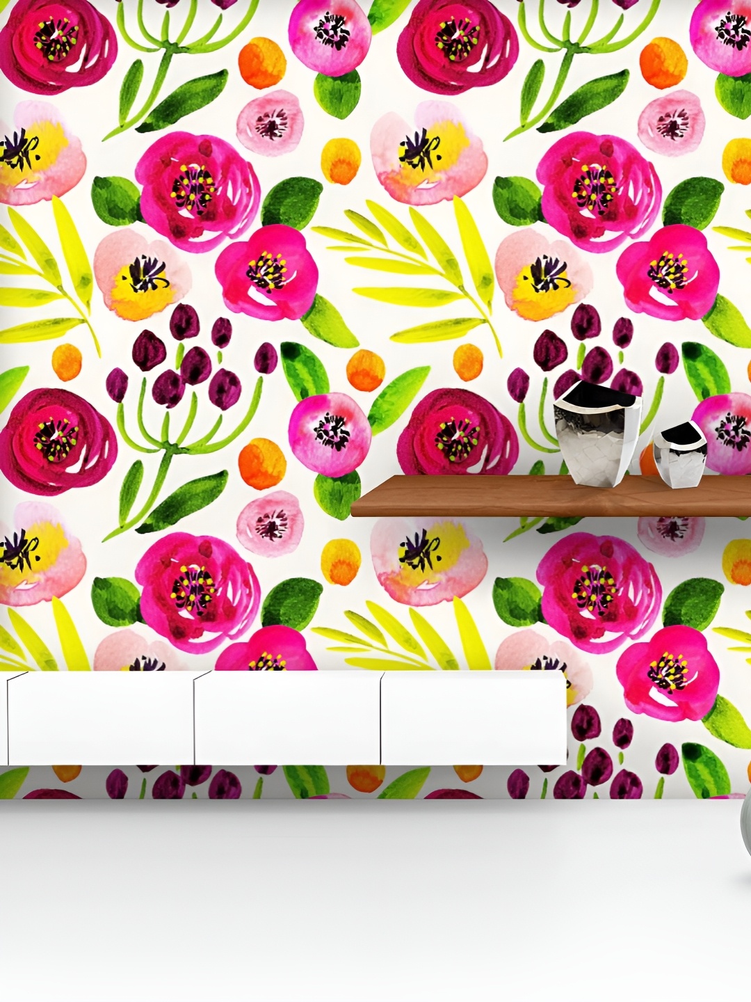 ArtzFolio Printed UV-Resistant Anti-Bacterial Watercolor Floral Pattern Peel & Stick Wallpaper, Multi
ArtzFolio Printed UV-Resistant Anti-Bacterial Watercolor Floral Pattern Peel & Stick Wallpaper, Multi