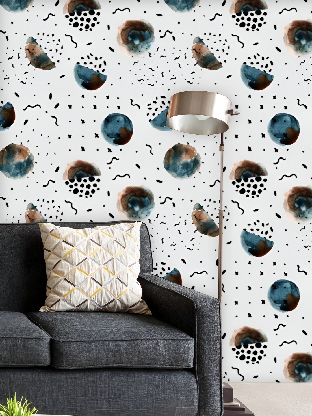 ArtzFolio Printed UV-Resistant Anti-Bacterial Watercolor Doodled Circles Peel & Stick Wallpaper, Multi
ArtzFolio Printed UV-Resistant Anti-Bacterial Watercolor Doodled Circles Peel & Stick Wallpaper, Multi