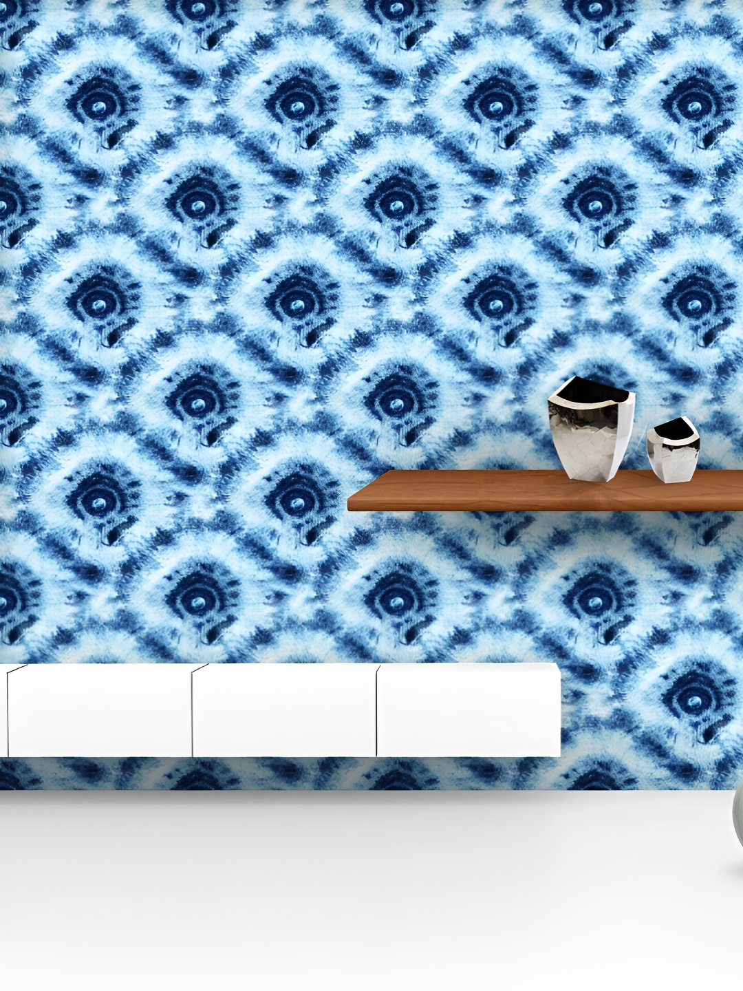 ArtzFolio Printed UV-Resistant Anti-Bacterial Shibori Indigo Batik Peel & Stick Wallpaper, Multi
ArtzFolio Printed UV-Resistant Anti-Bacterial Shibori Indigo Batik Peel & Stick Wallpaper, Multi