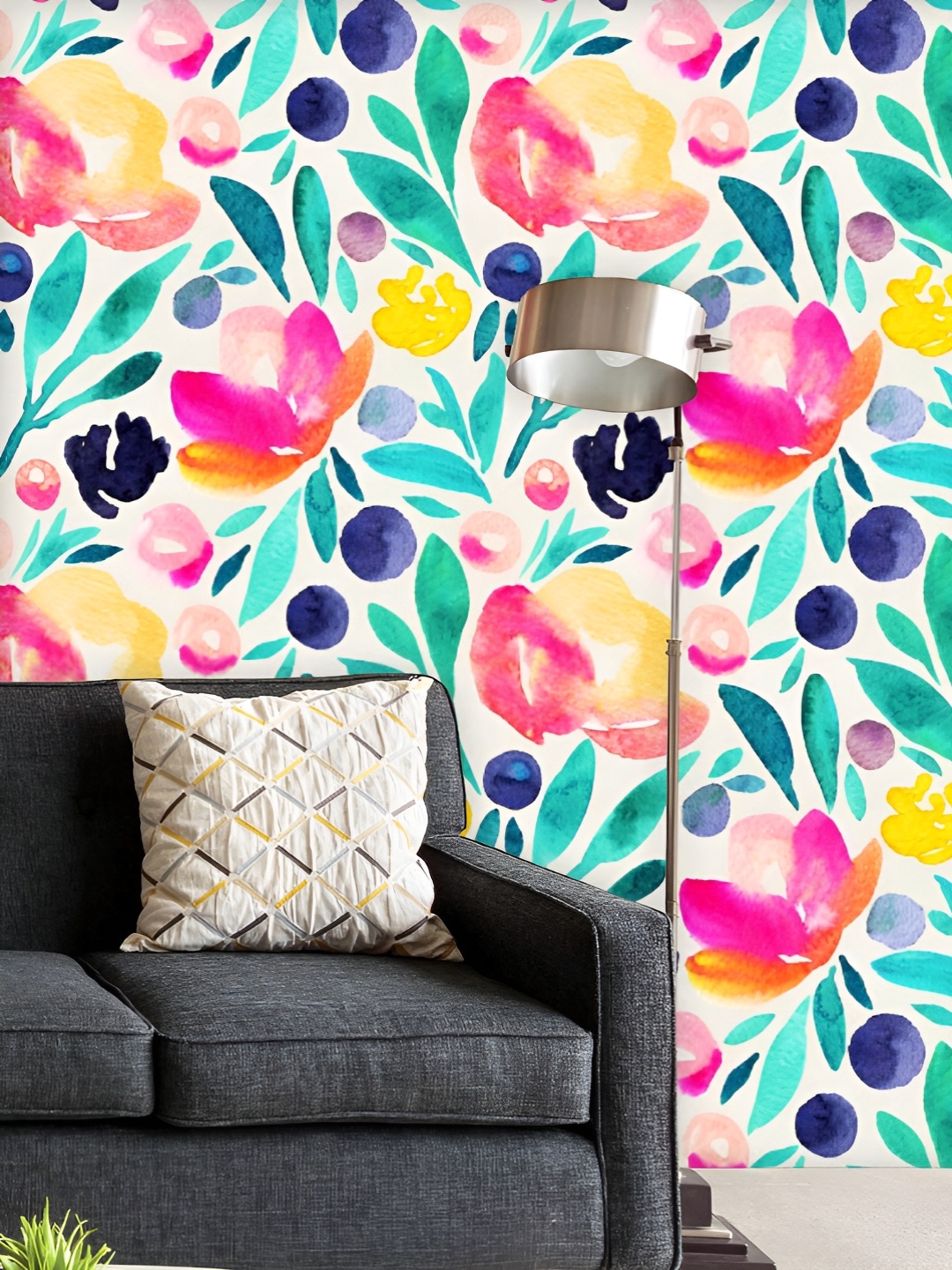 ArtzFolio Printed UV-Resistant Anti-Bacterial Watercolor Floral Pattern Peel & Stick Wallpaper, Multi
ArtzFolio Printed UV-Resistant Anti-Bacterial Watercolor Floral Pattern Peel & Stick Wallpaper, Multi