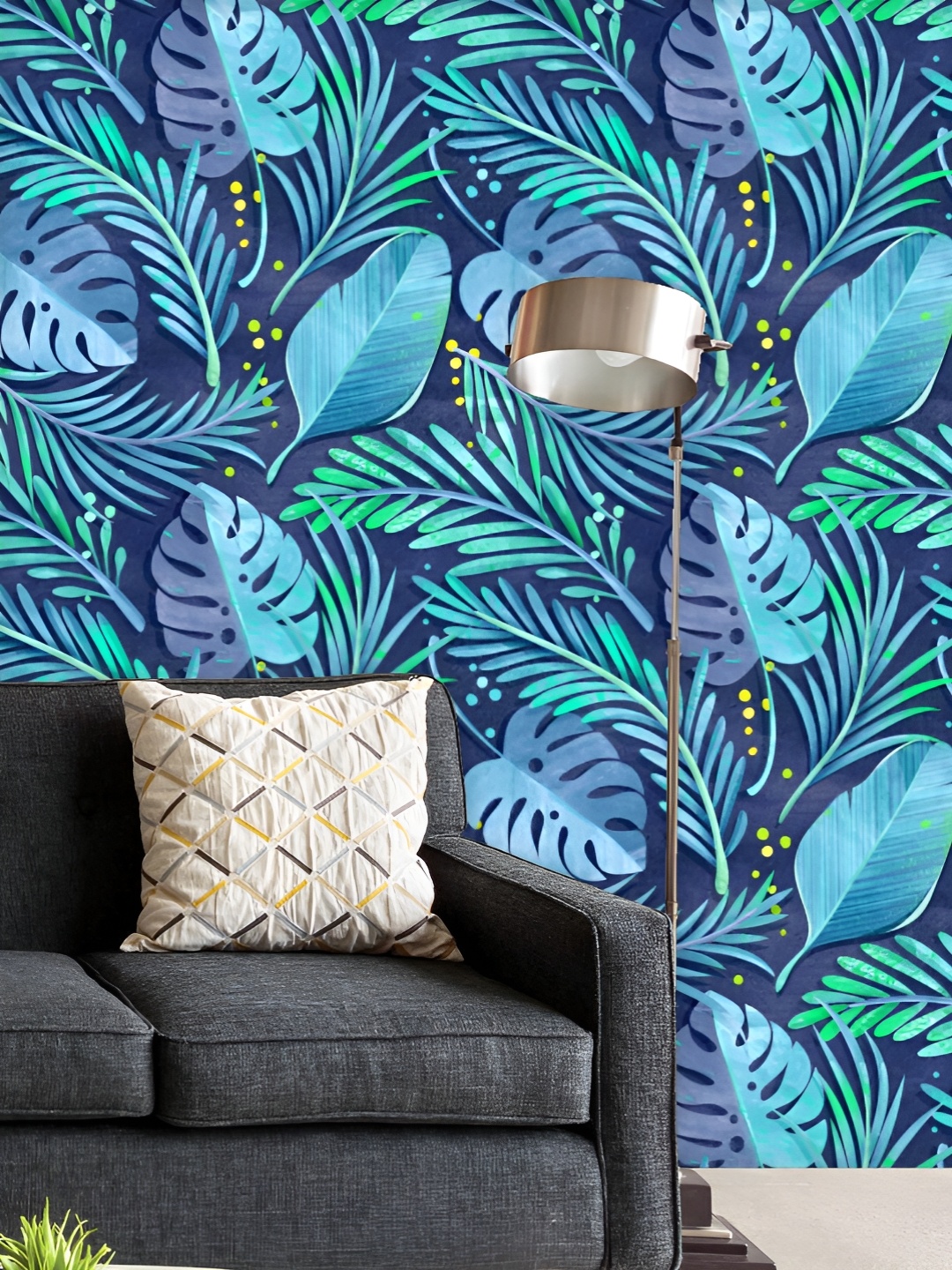 ArtzFolio Printed UV-Resistant Anti-Bacterial Jungle Leaf Style Peel & Stick Wallpaper, Multi
ArtzFolio Printed UV-Resistant Anti-Bacterial Jungle Leaf Style Peel & Stick Wallpaper, Multi
