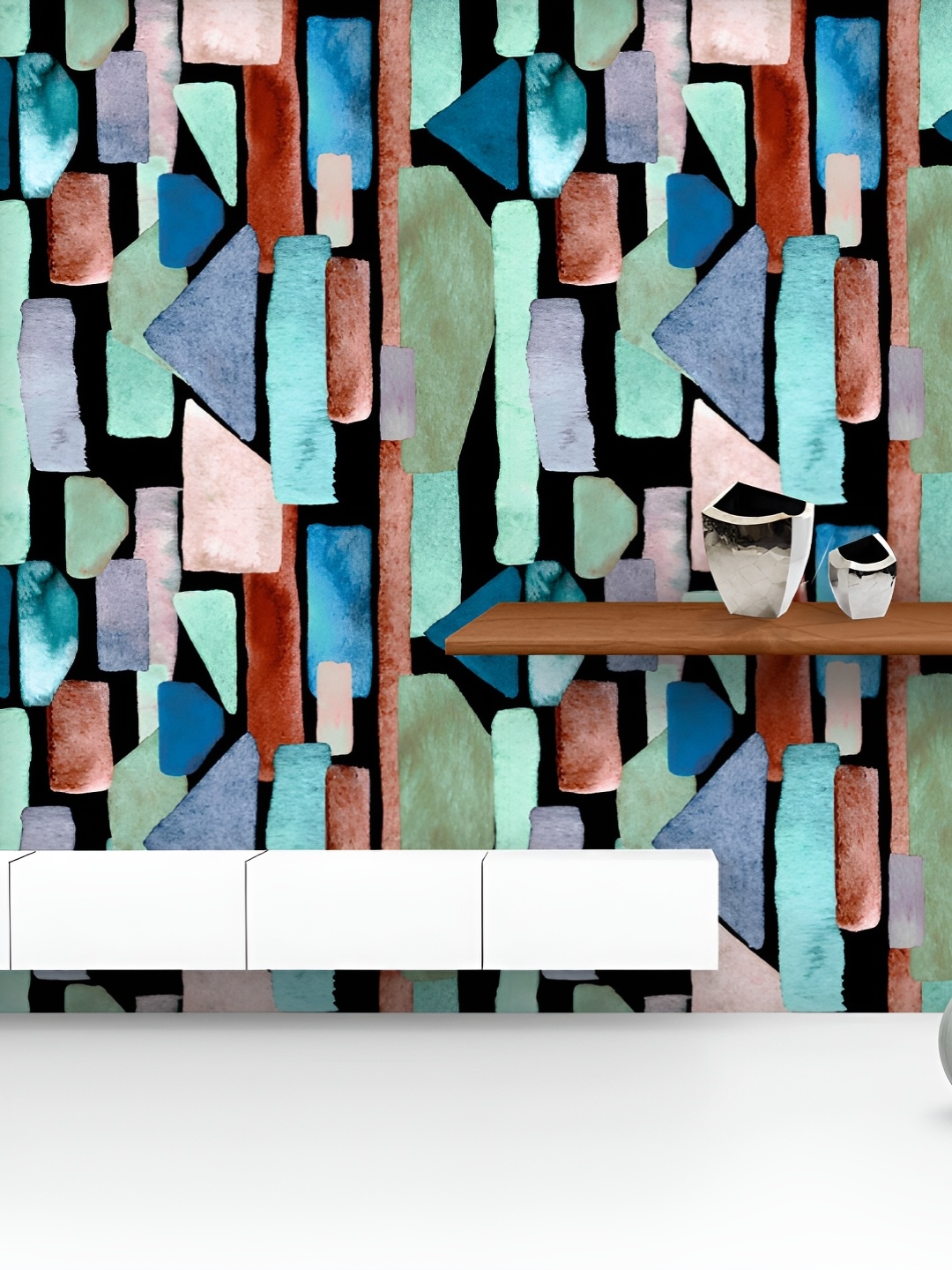 ArtzFolio Printed UV-Resistant Anti-Bacterial Indigo Blue Geometric Bauhaus Peel & Stick Wallpaper, Multi
ArtzFolio Printed UV-Resistant Anti-Bacterial Indigo Blue Geometric Bauhaus Peel & Stick Wallpaper, Multi
