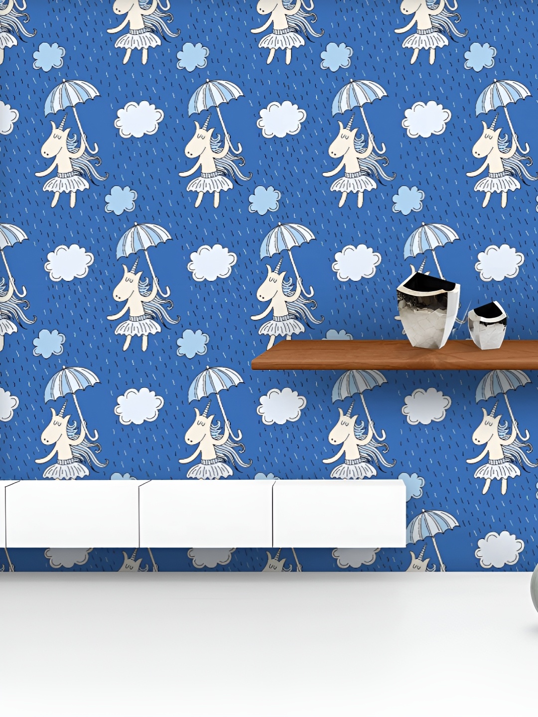 ArtzFolio Printed UV-Resistant Anti-Bacterial Unicorns With Umbrella Peel & Stick Wallpaper, Multi
ArtzFolio Printed UV-Resistant Anti-Bacterial Unicorns With Umbrella Peel & Stick Wallpaper, Multi