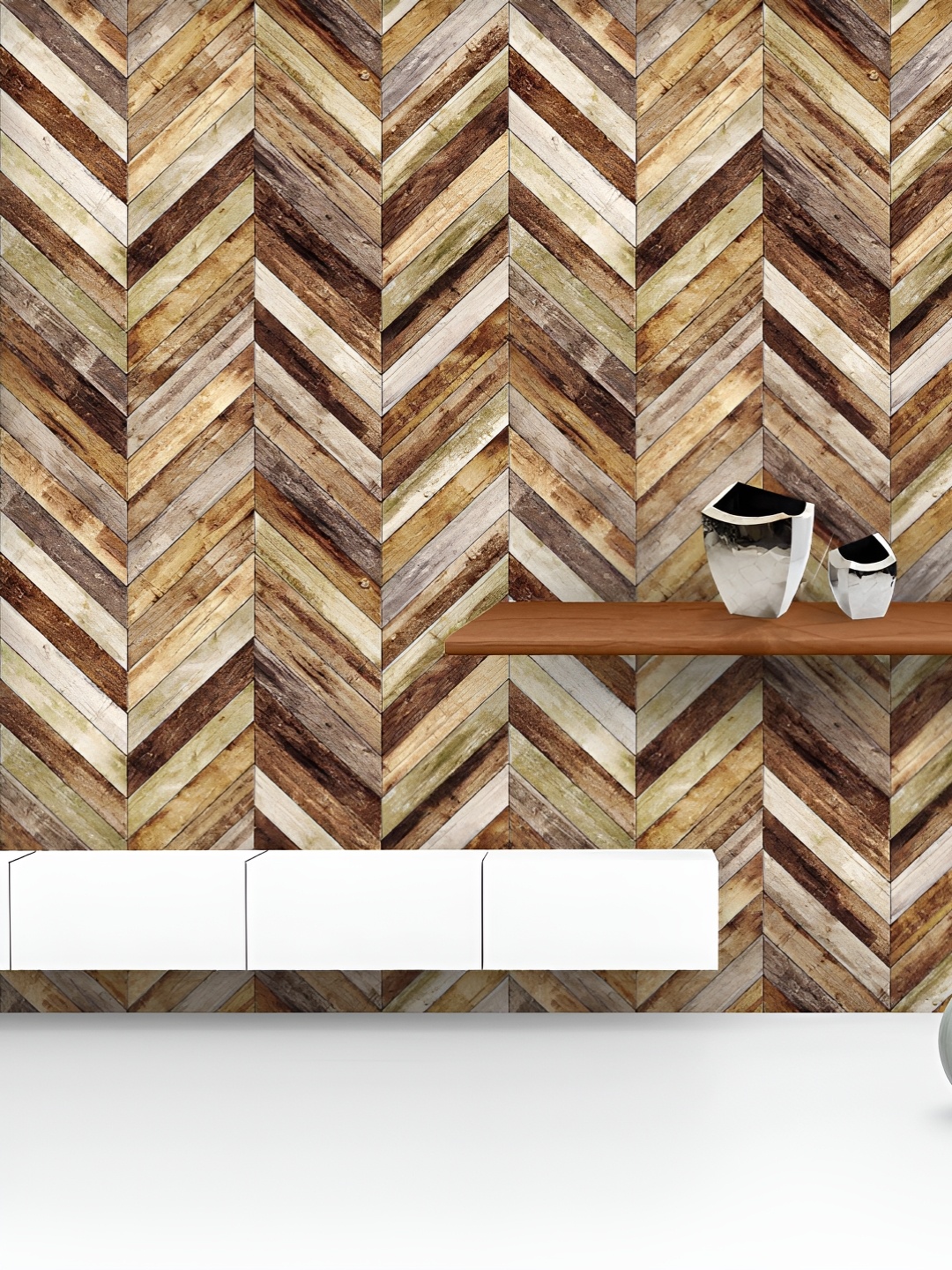 ArtzFolio Printed UV-Resistant Anti-Bacterial Chevron Old Pattern Peel & Stick Wallpaper, Multi
ArtzFolio Printed UV-Resistant Anti-Bacterial Chevron Old Pattern Peel & Stick Wallpaper, Multi